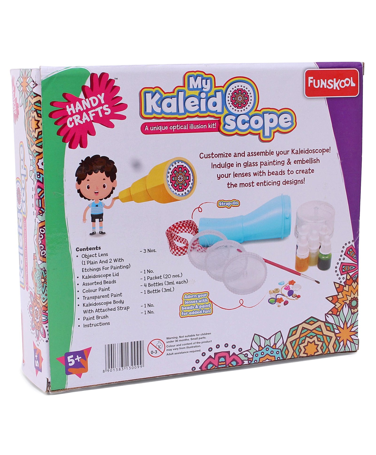 My Kalied Scope Unique Optical Illusion kit - Multicolour