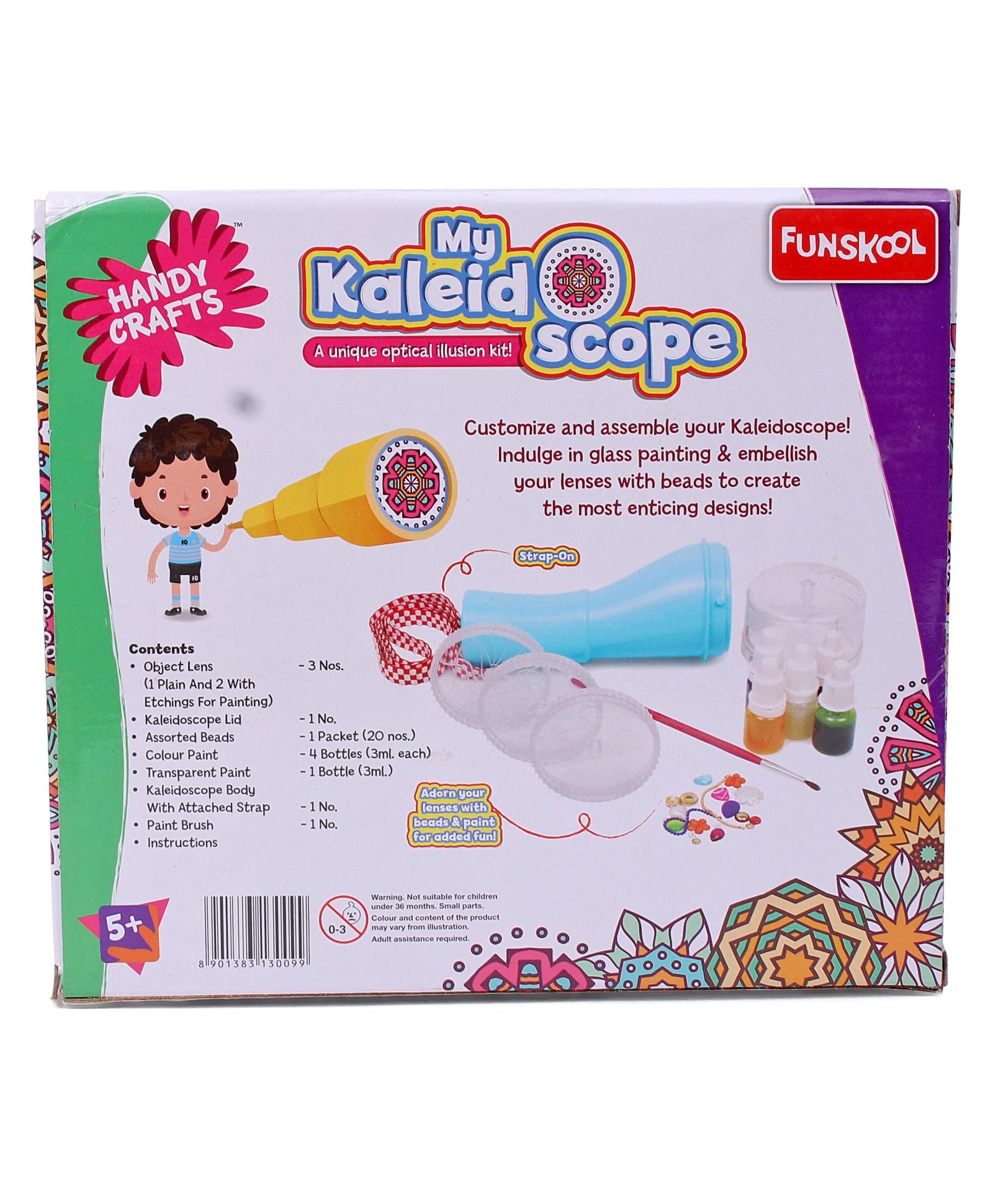 My Kalied Scope Unique Optical Illusion kit Multicolour Kidsinfy.in