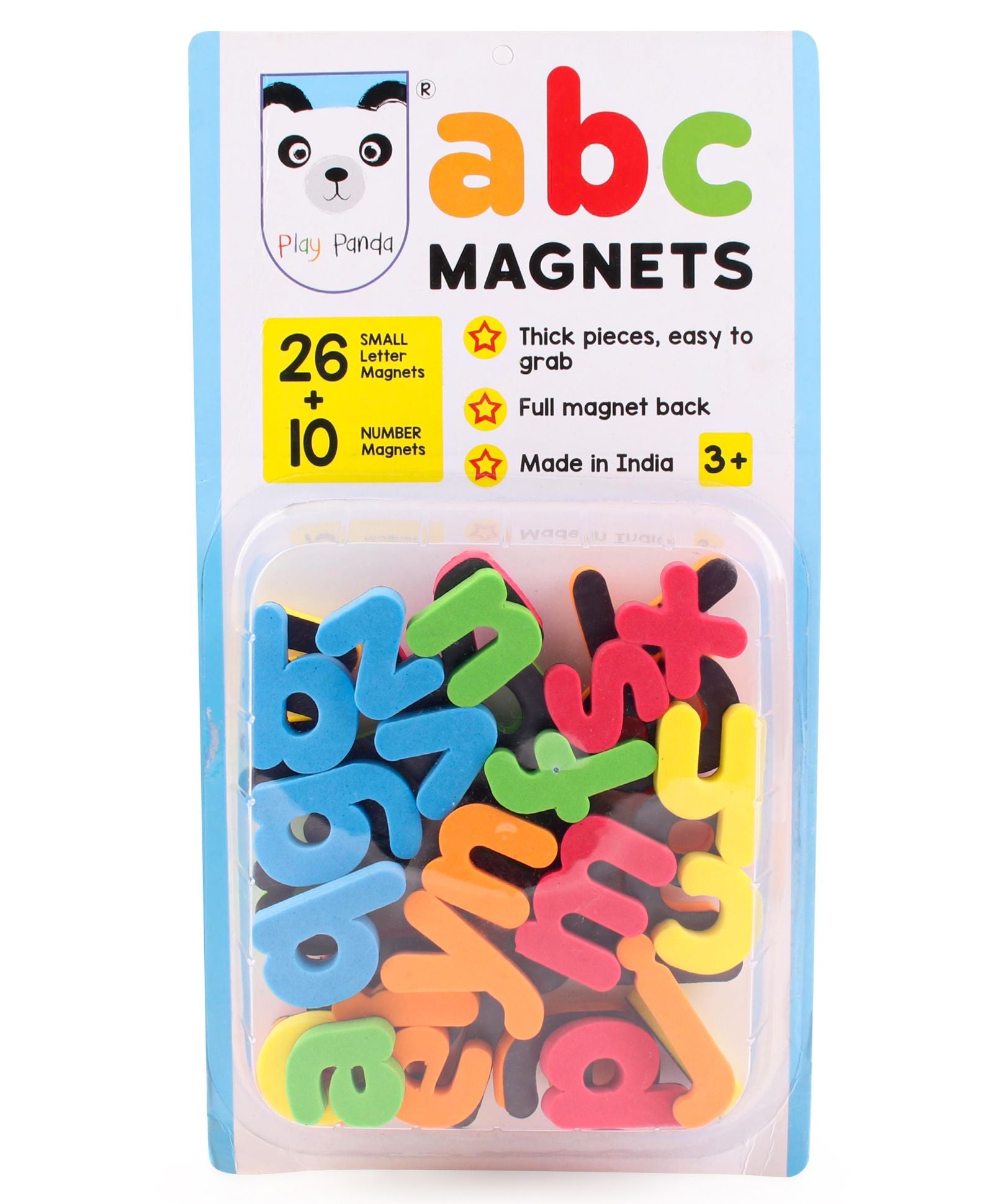 Play Panda ABC Magnets Small Letters - 26 Pieces