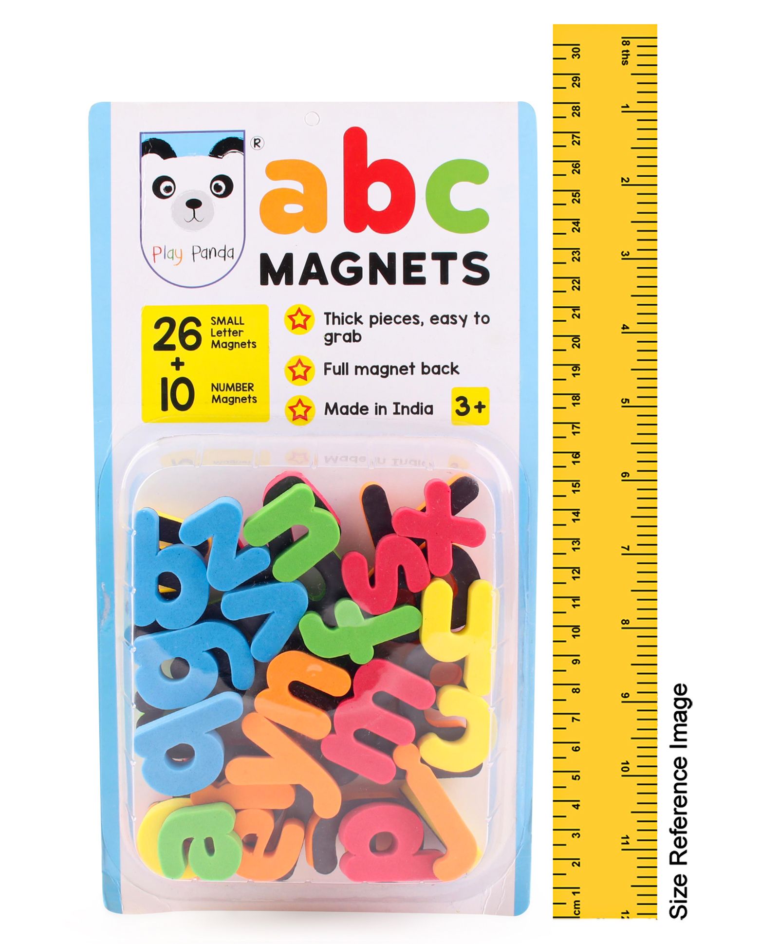 Play Panda ABC Magnets Small Letters - 26 Pieces