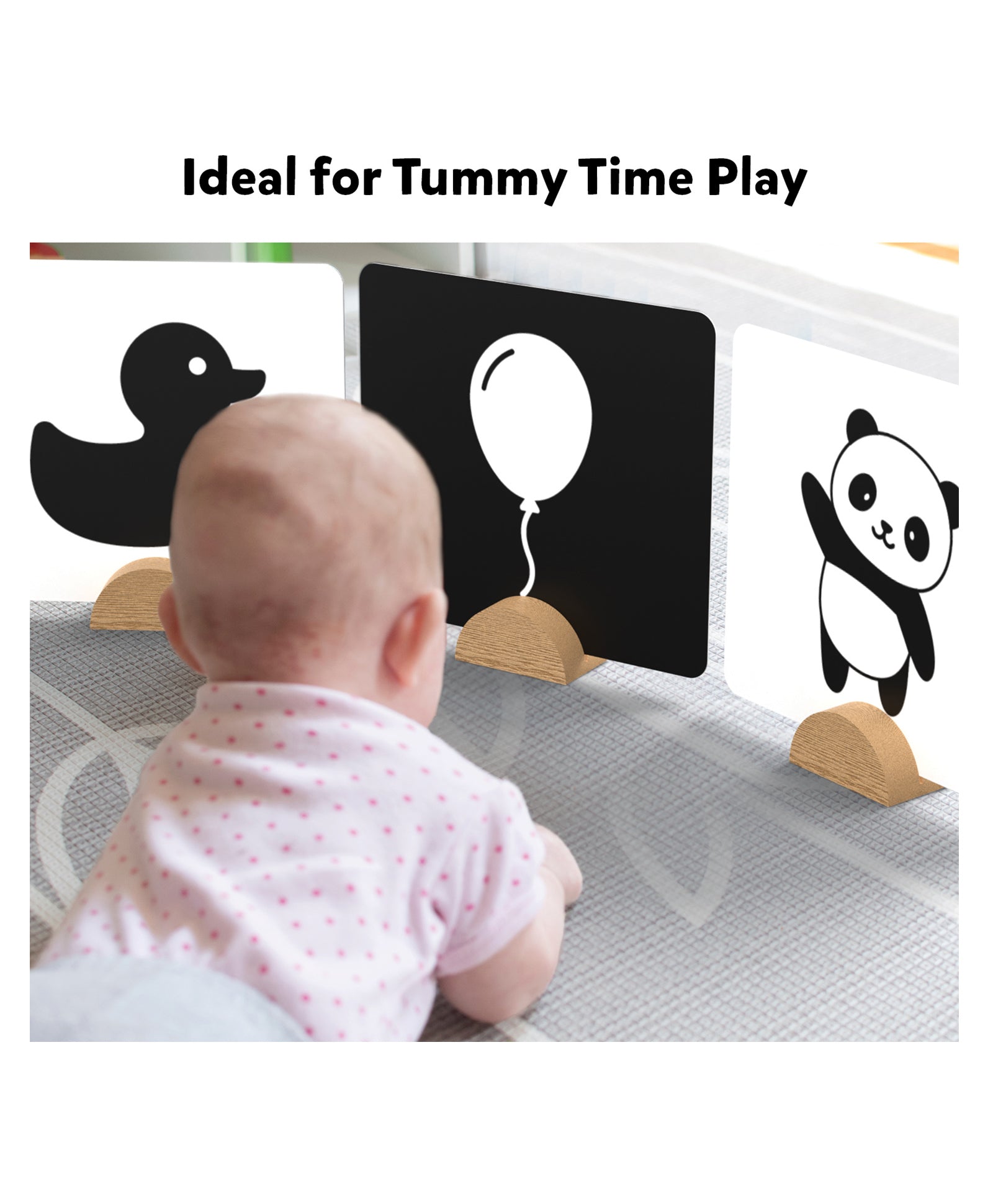 Skillmatics High Contrast Flash Cards Black White - 30 Cards