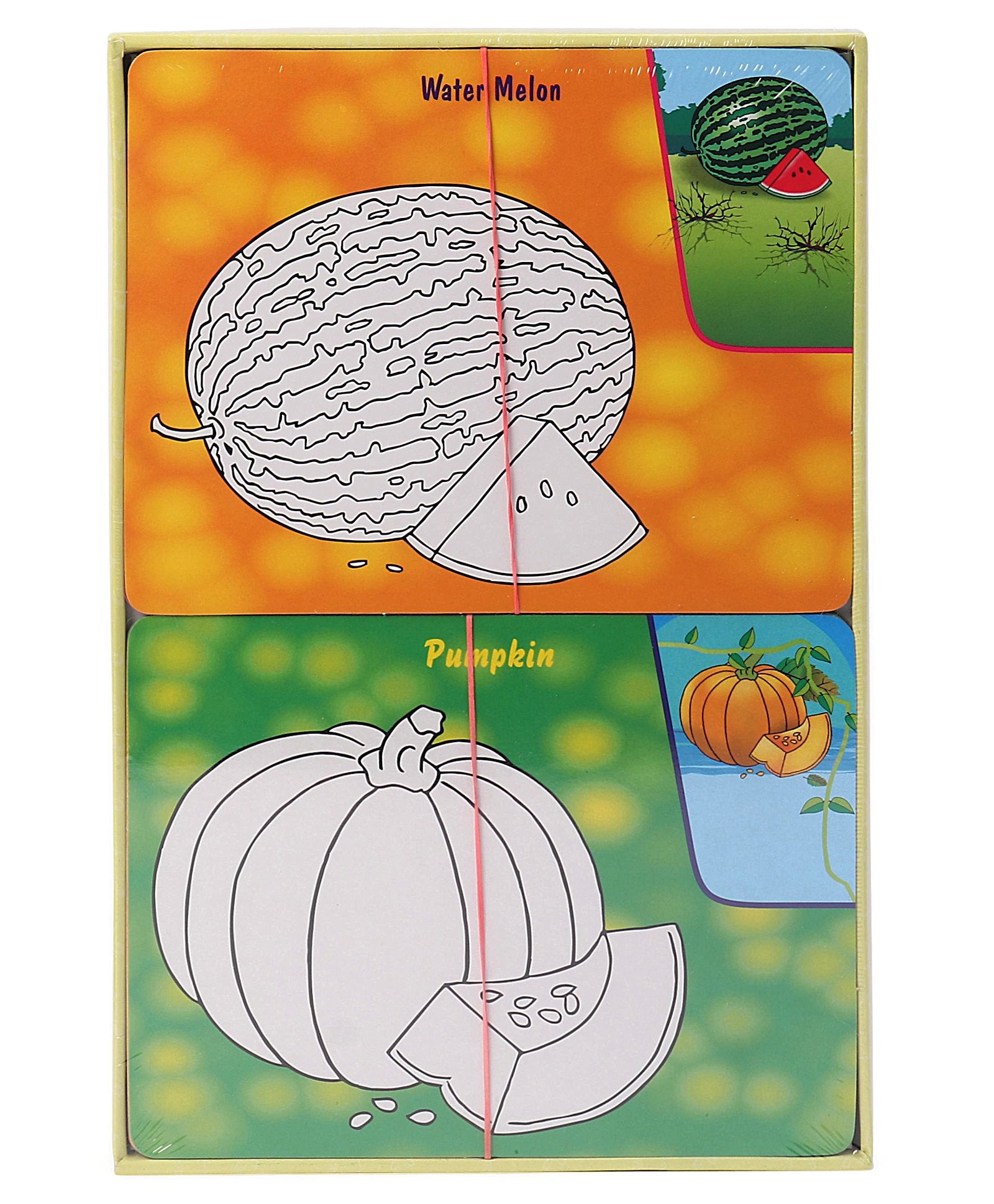 Toysbox Colour It Fruits and Vegetables - Multicolor