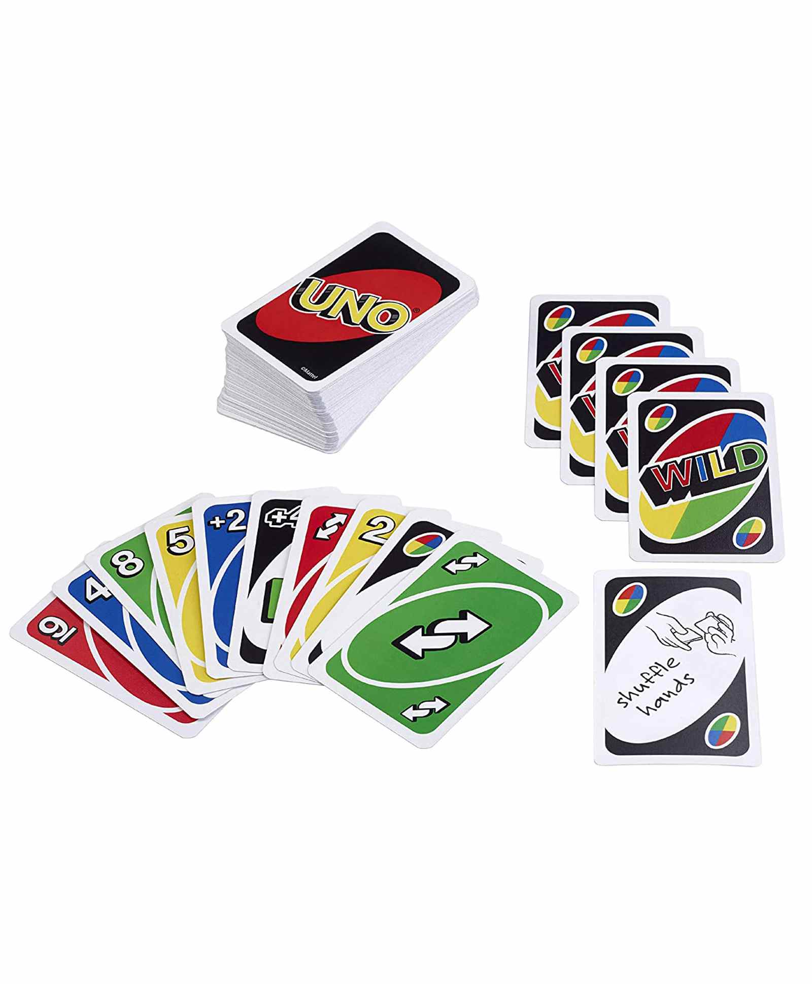 Mattel Uno Card Game With Customizable Wild Cards - Multicolor
