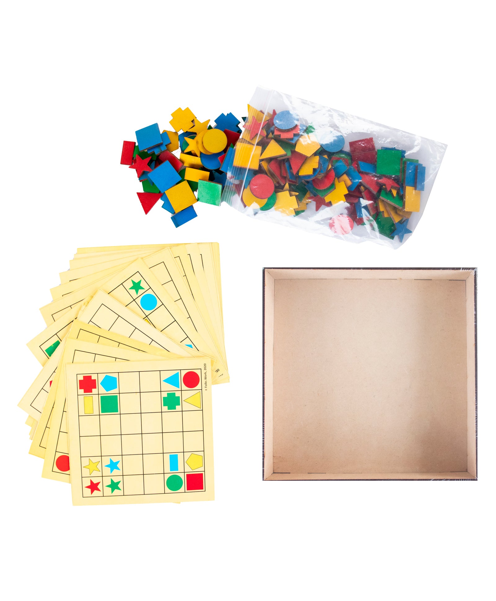 Folks Work Ditto Jr. Colours and Shapes - Assorted Colours