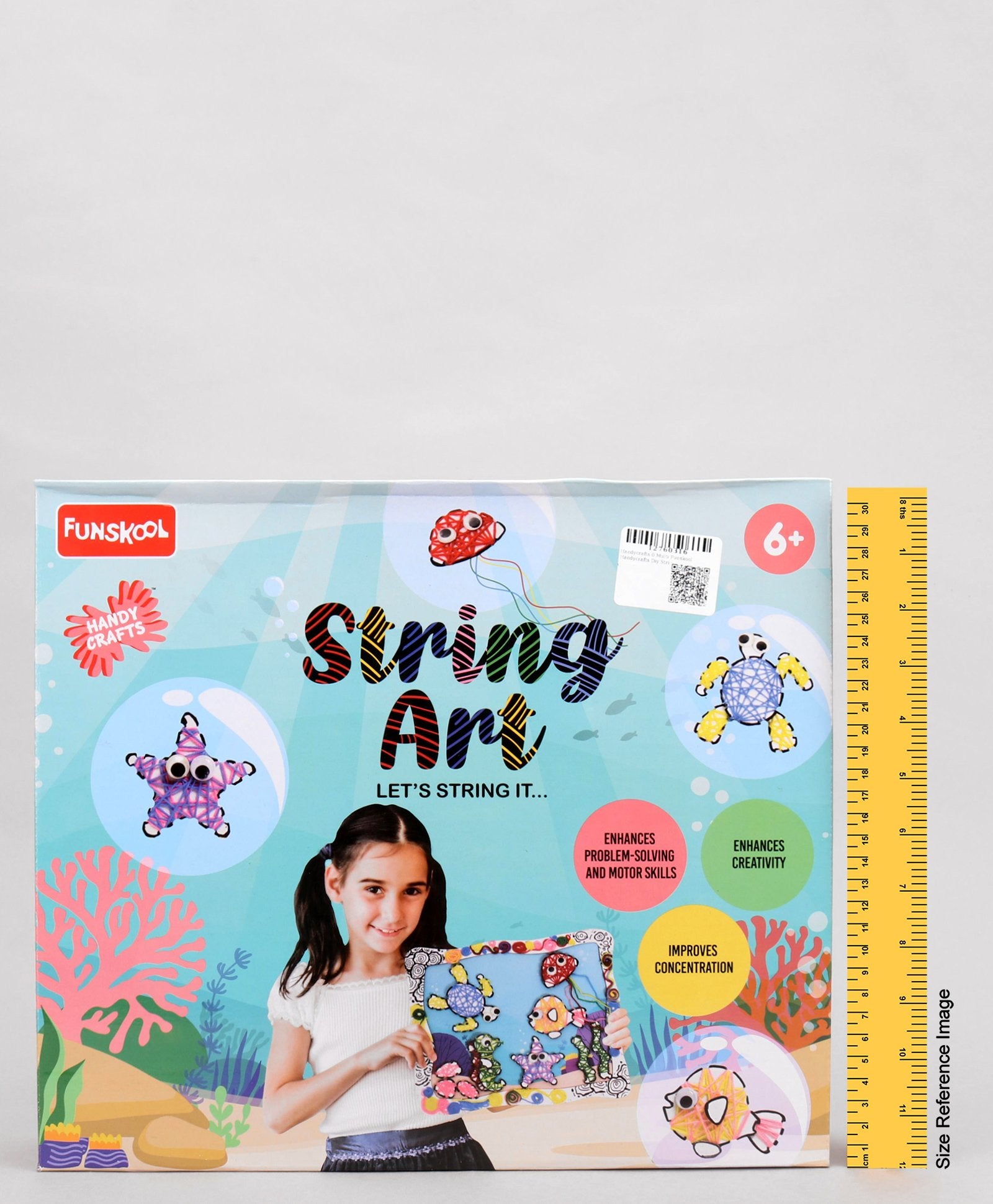 Funskool Handycrafts DIY String Art & Craft Activity Kit - Blue