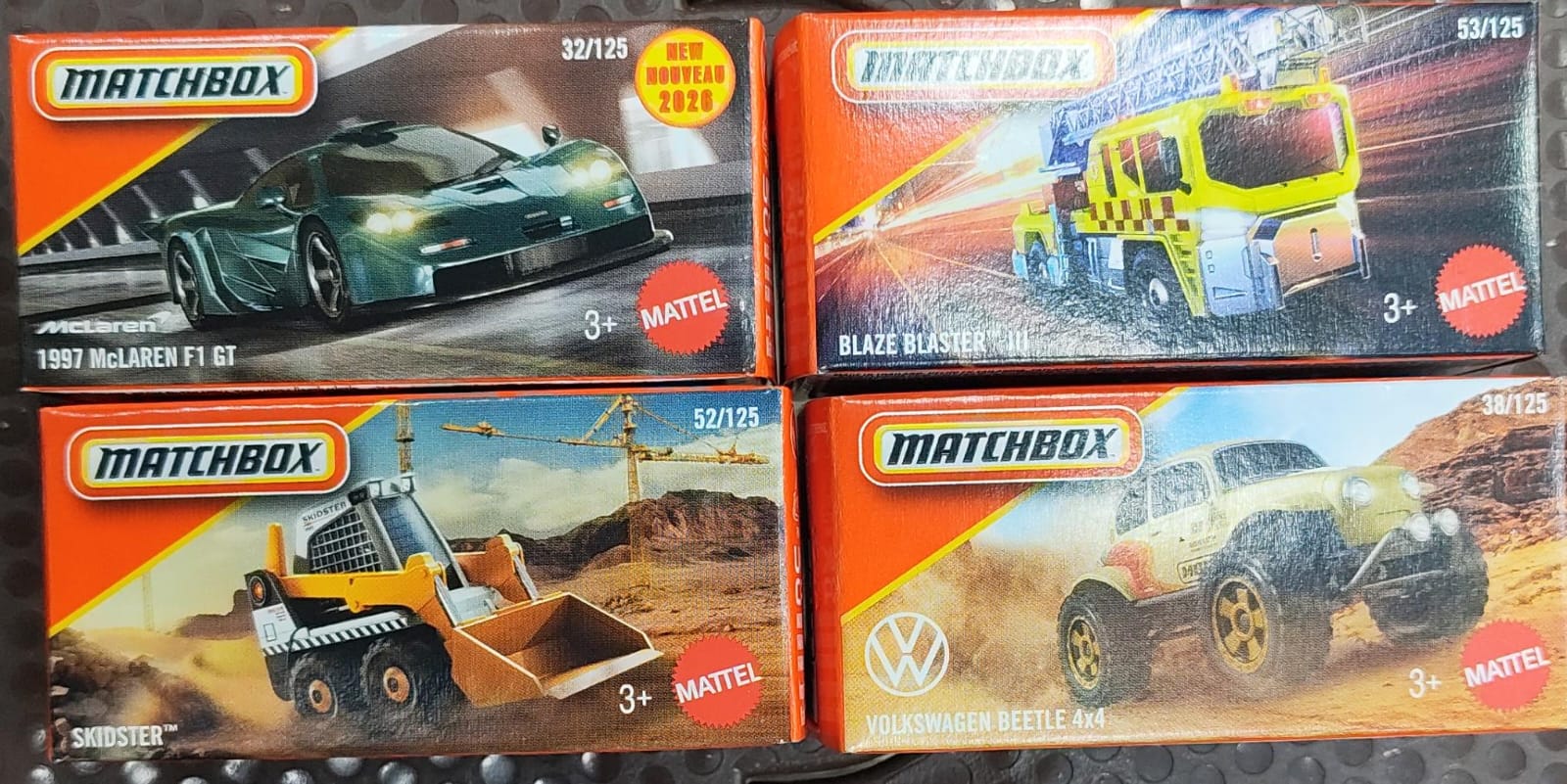 Matchbox Mainline - Combo Pack of 4 Cars - DNK70 - 0001