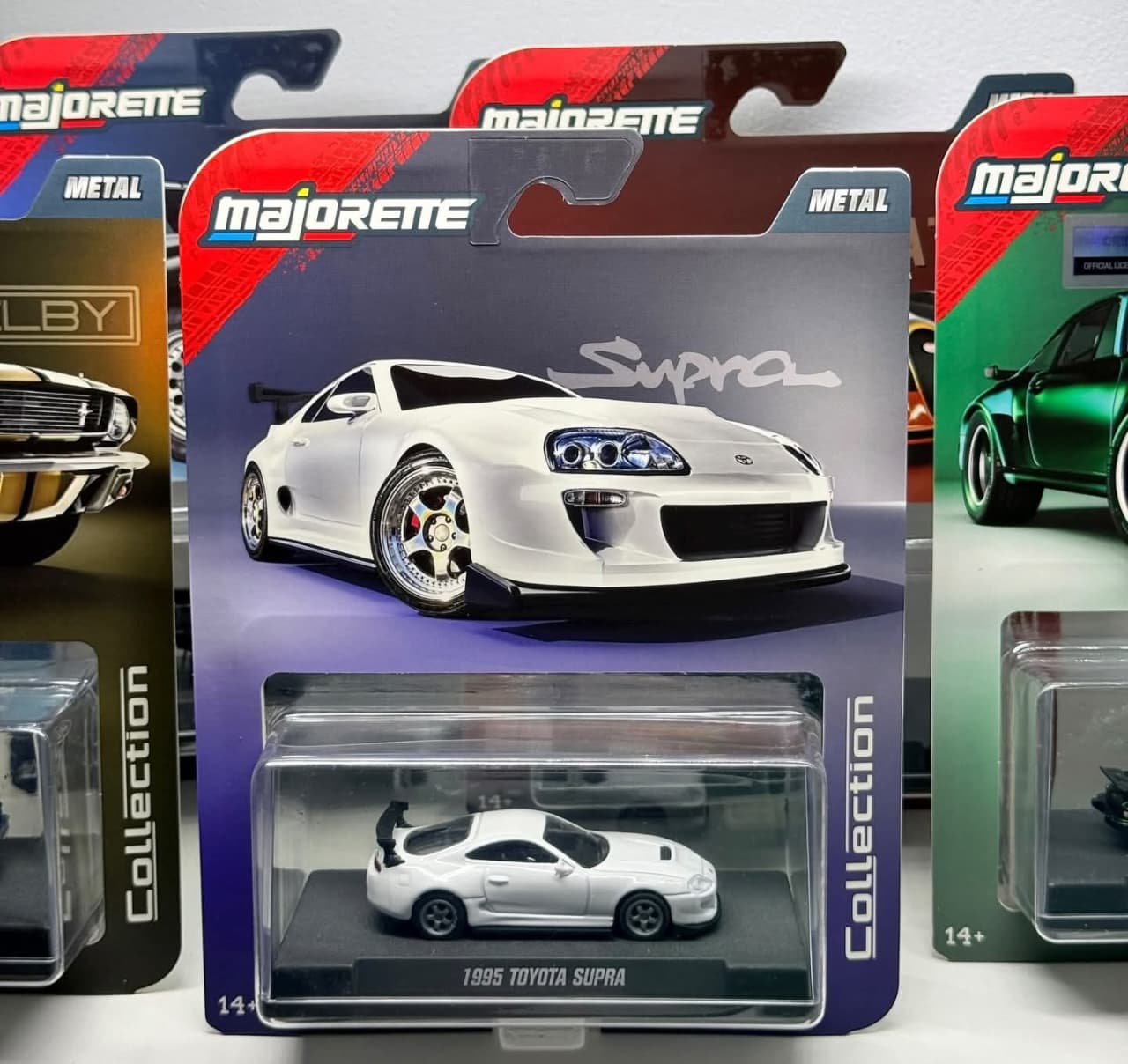 Majorette - Collector Edition -Combo Pack of 2 Cars  - 1995 Toyota Supra & 2005 Bugatti Veyron 16.4 Super Sport
