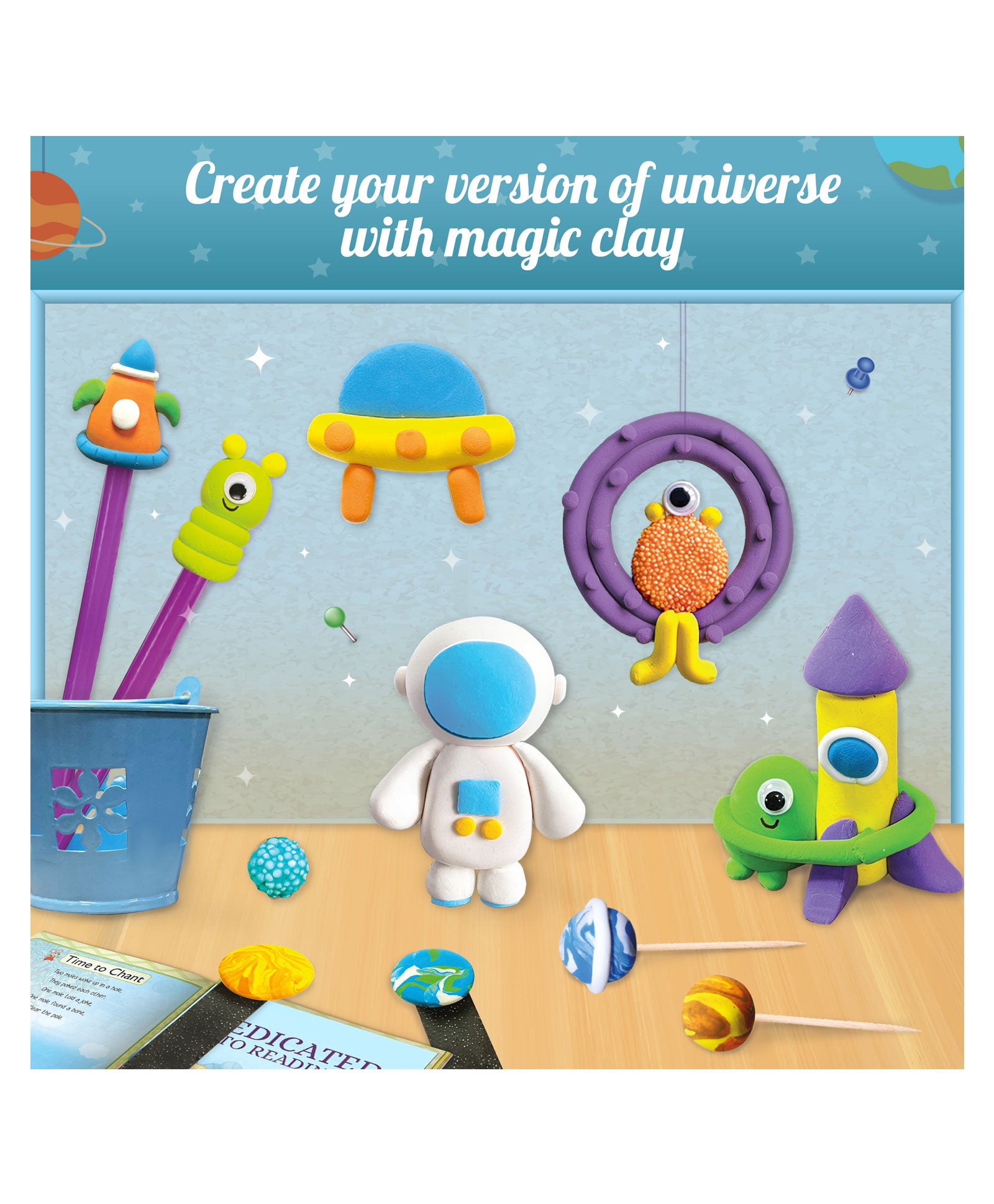 Imagi Make Magic Clay Space Kit - Multicolour