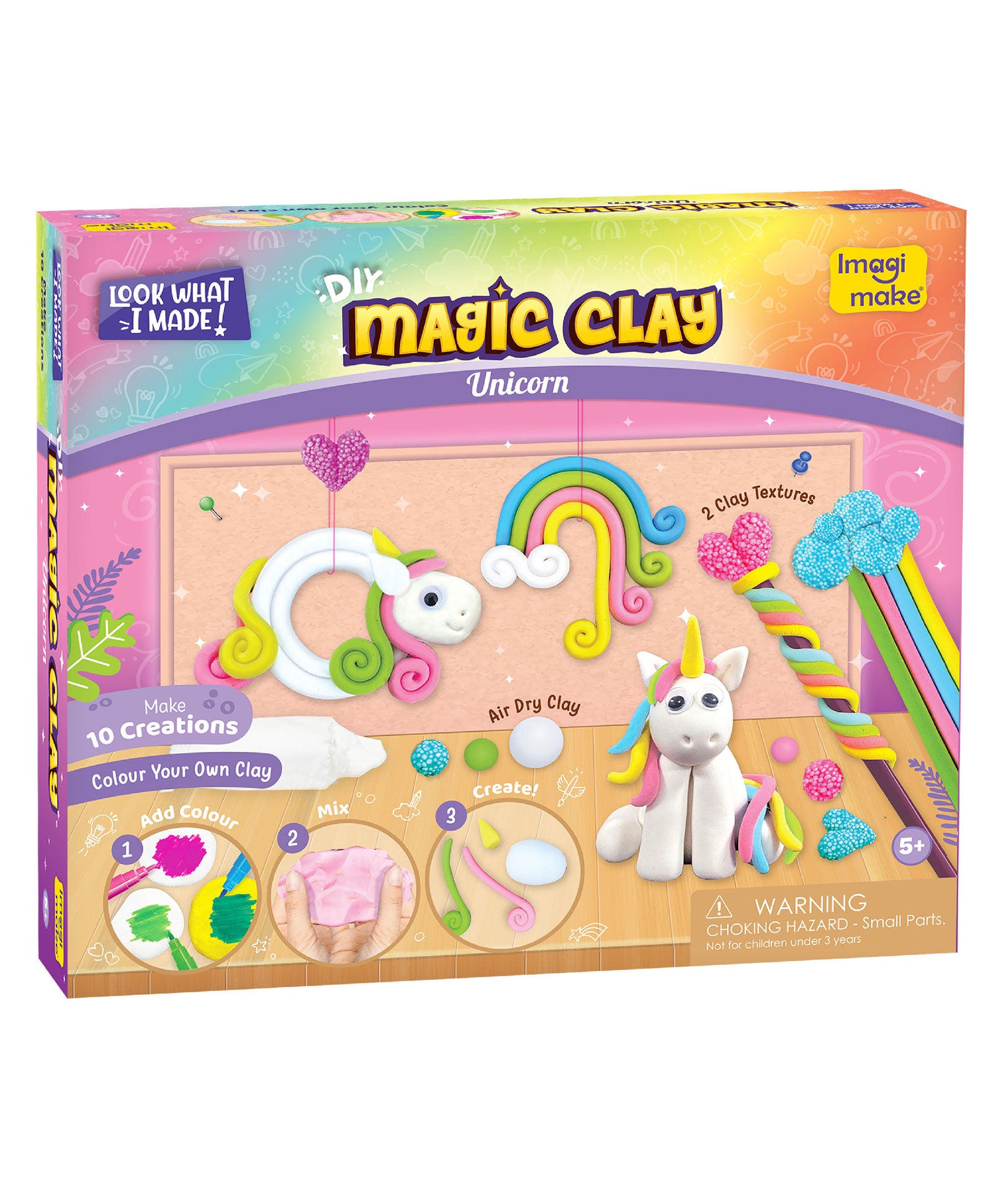Imagi Make Magic Clay Unicorn Kit - Multicolour