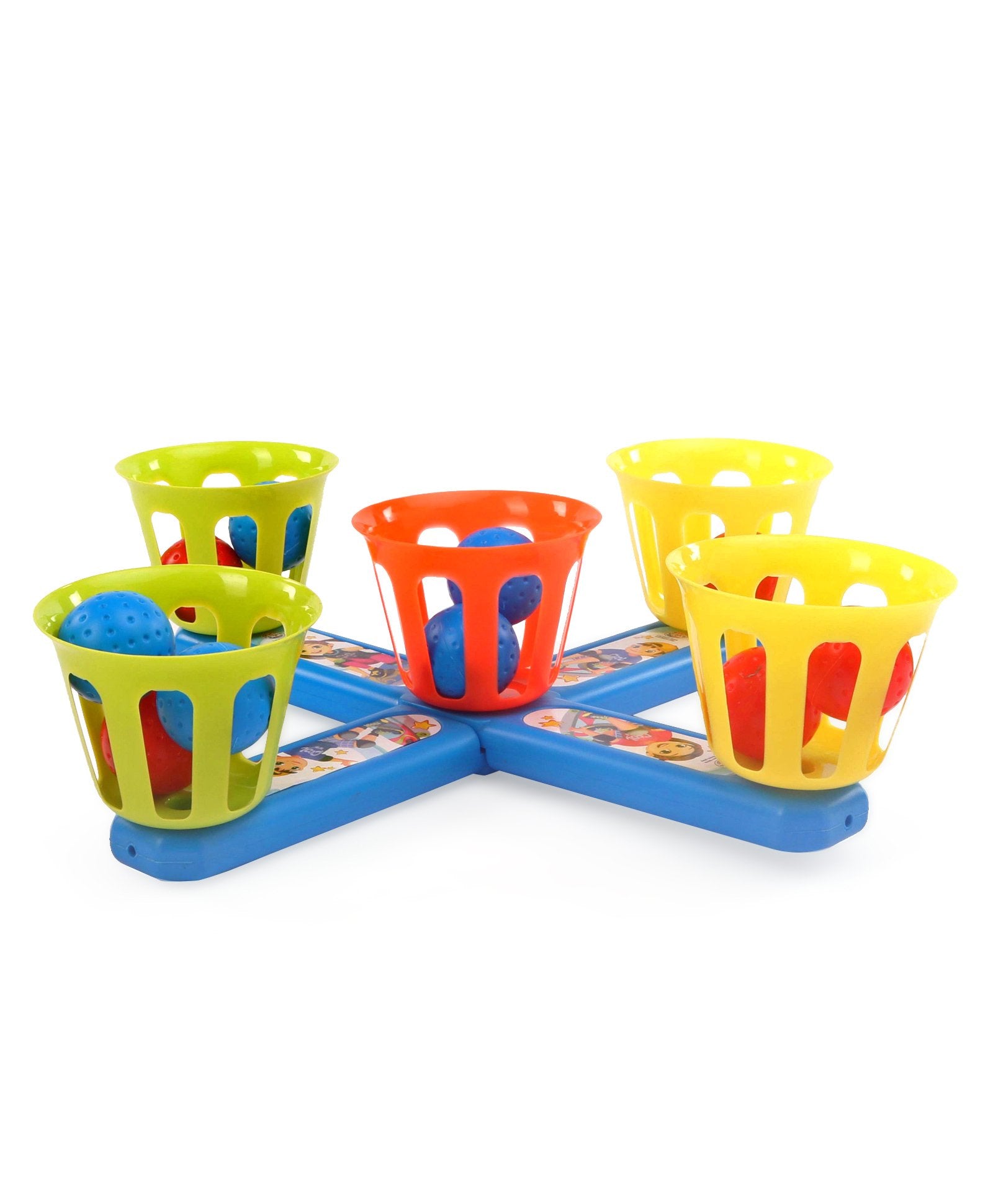 Ratnas Basket Ringtoss 2 In 1 set for kids - Multicolor
