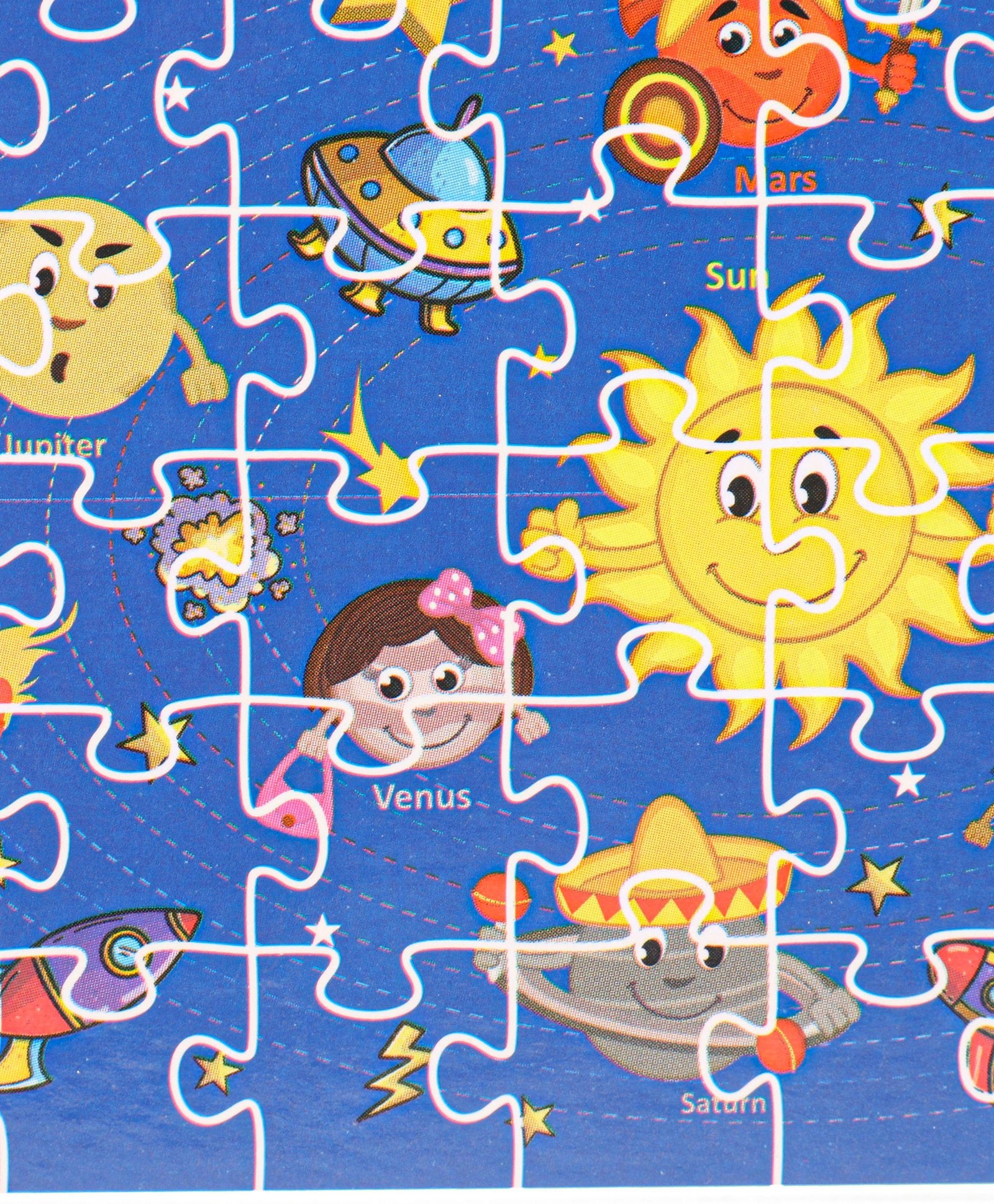 Ratnas Match and Learn Kids Solar System Jigsaw Puzzle- 48 Pieces