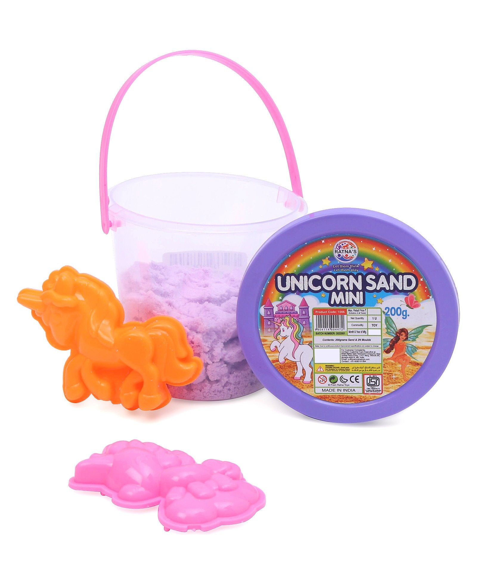 Ratnas Unicorn Mini Sand for kids - Purple