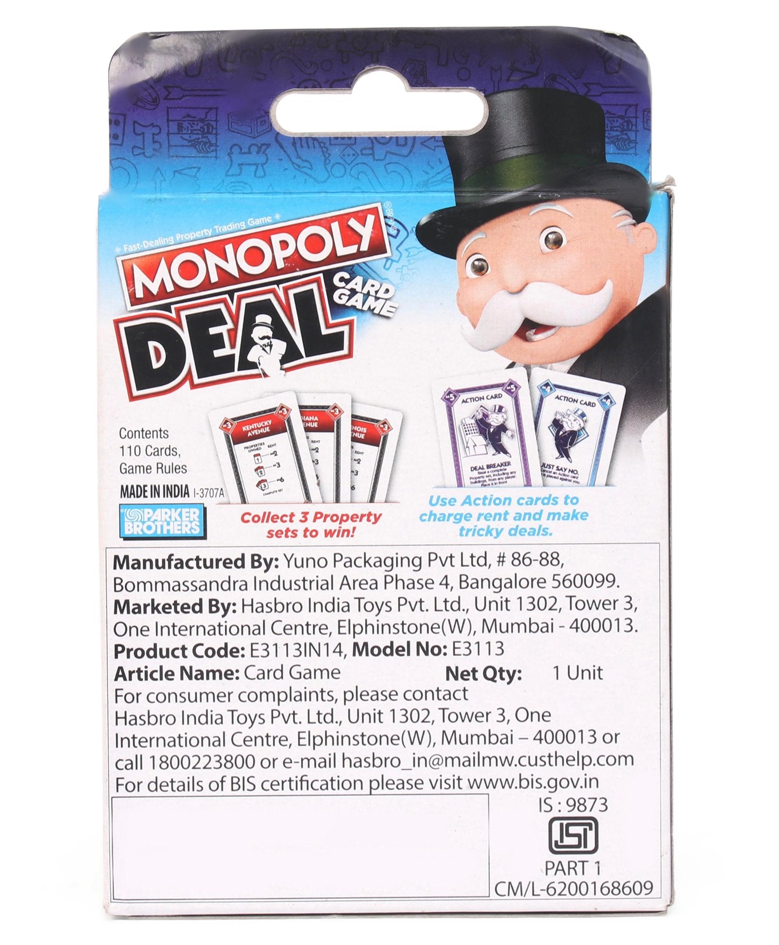 Monopoly Deal Card Game - Multicolor – Kidsinfy.in