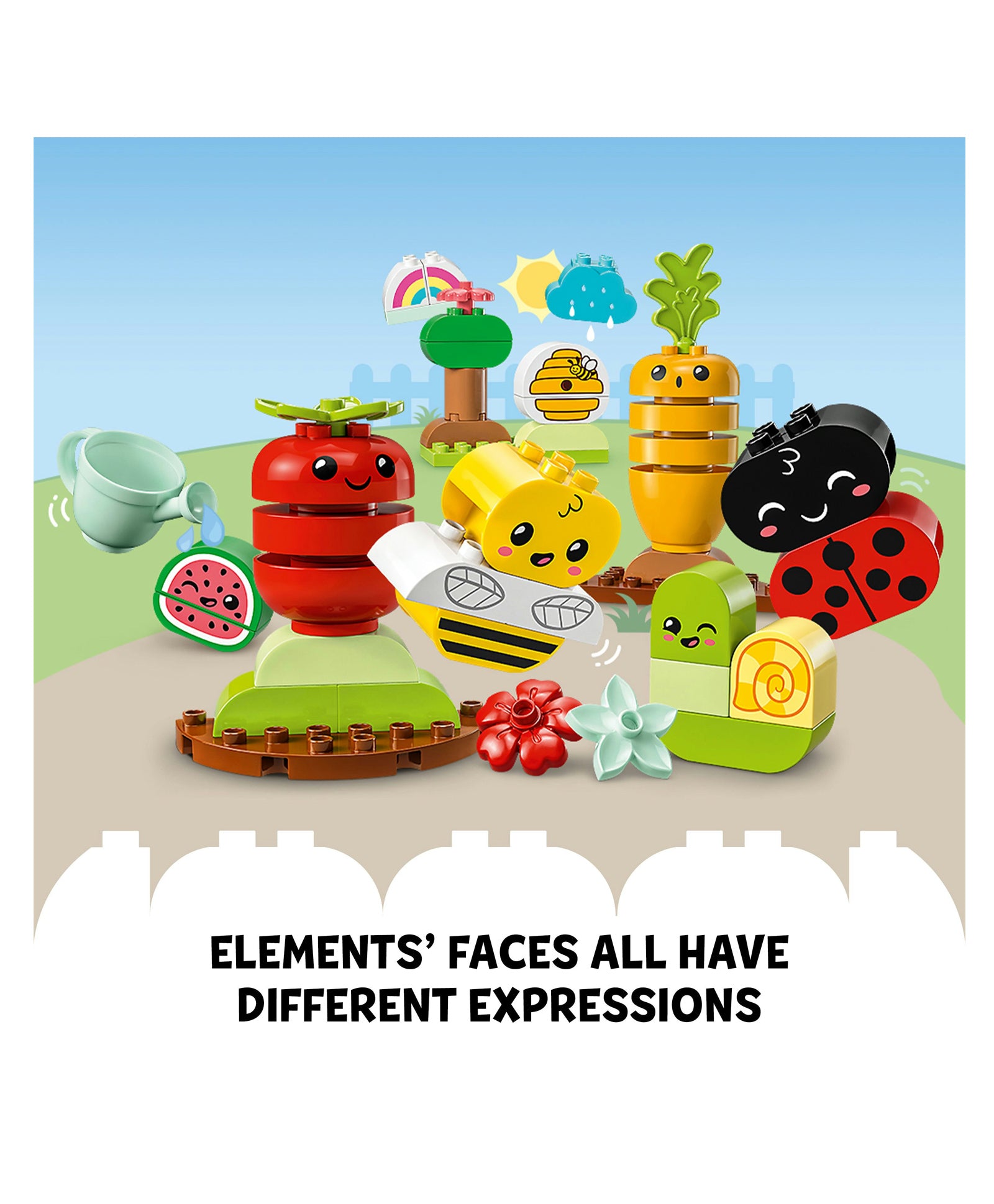 LEGO 10984 Duplo My First Organic Garden Building Toy Set of 43 Pieces- Multicolor