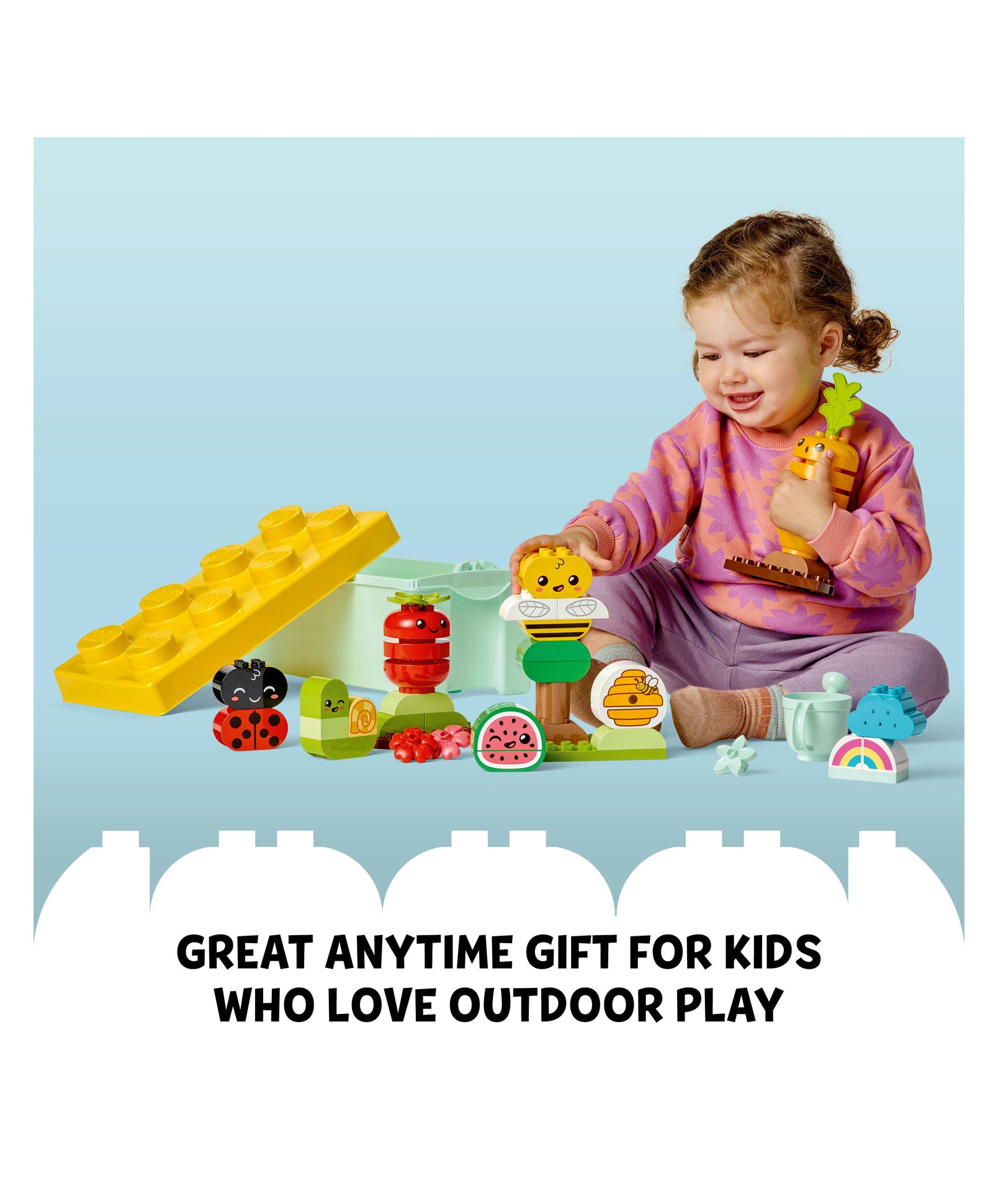 LEGO 10984 Duplo My First Organic Garden Building Toy Set of 43 Pieces- Multicolor