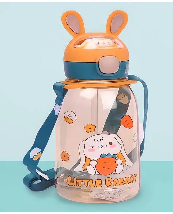 Kids Straw Sipper Water Bottle - 760 ml - Multicolor