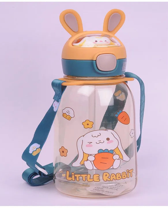 Kids Straw Sipper Water Bottle - 760 ml - Multicolor