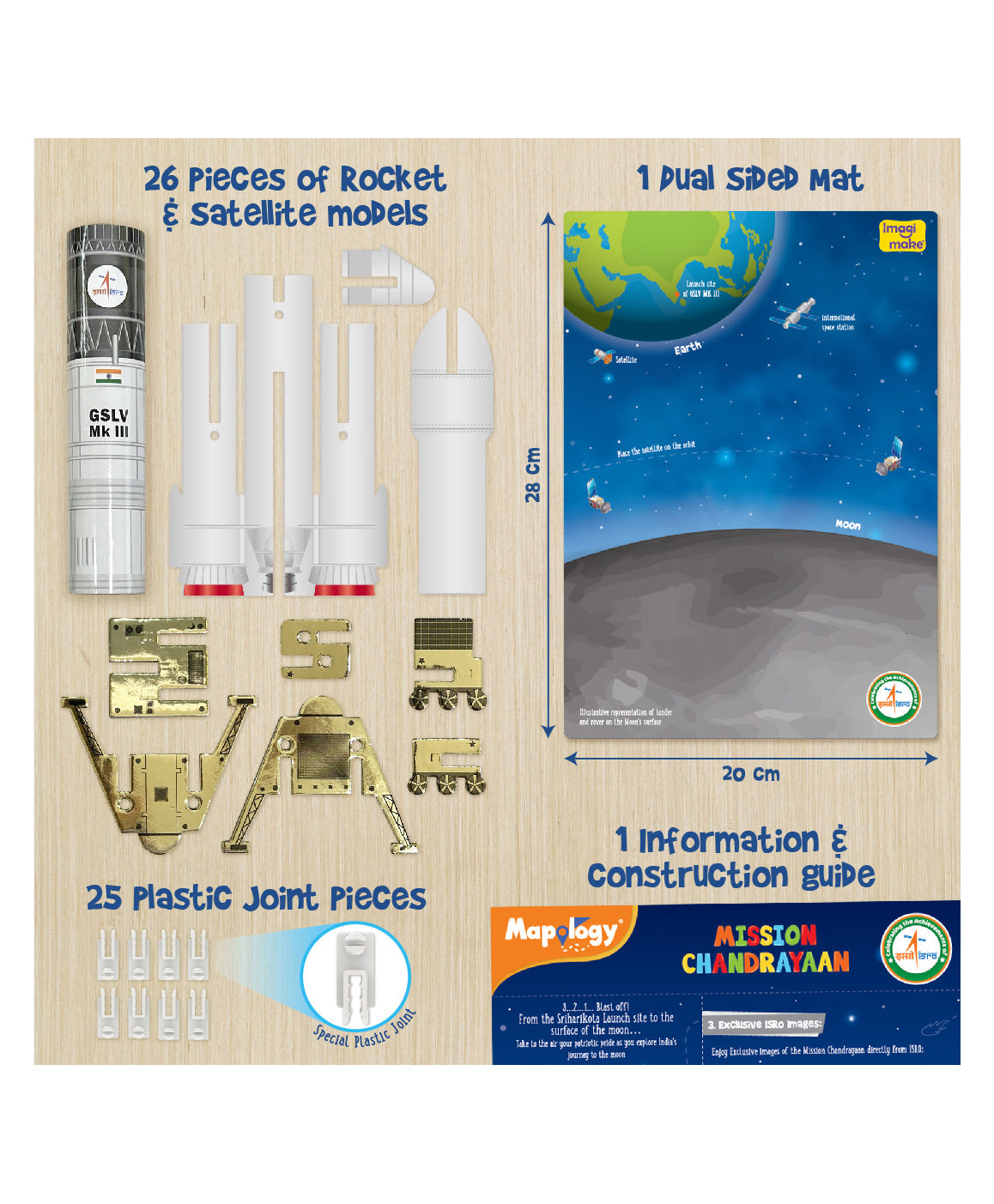 Imagi Make Mapology Mission Chandrayaan- Multicolour