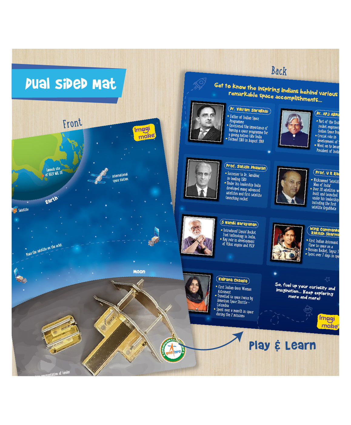 Imagi Make Mapology Mission Chandrayaan- Multicolour