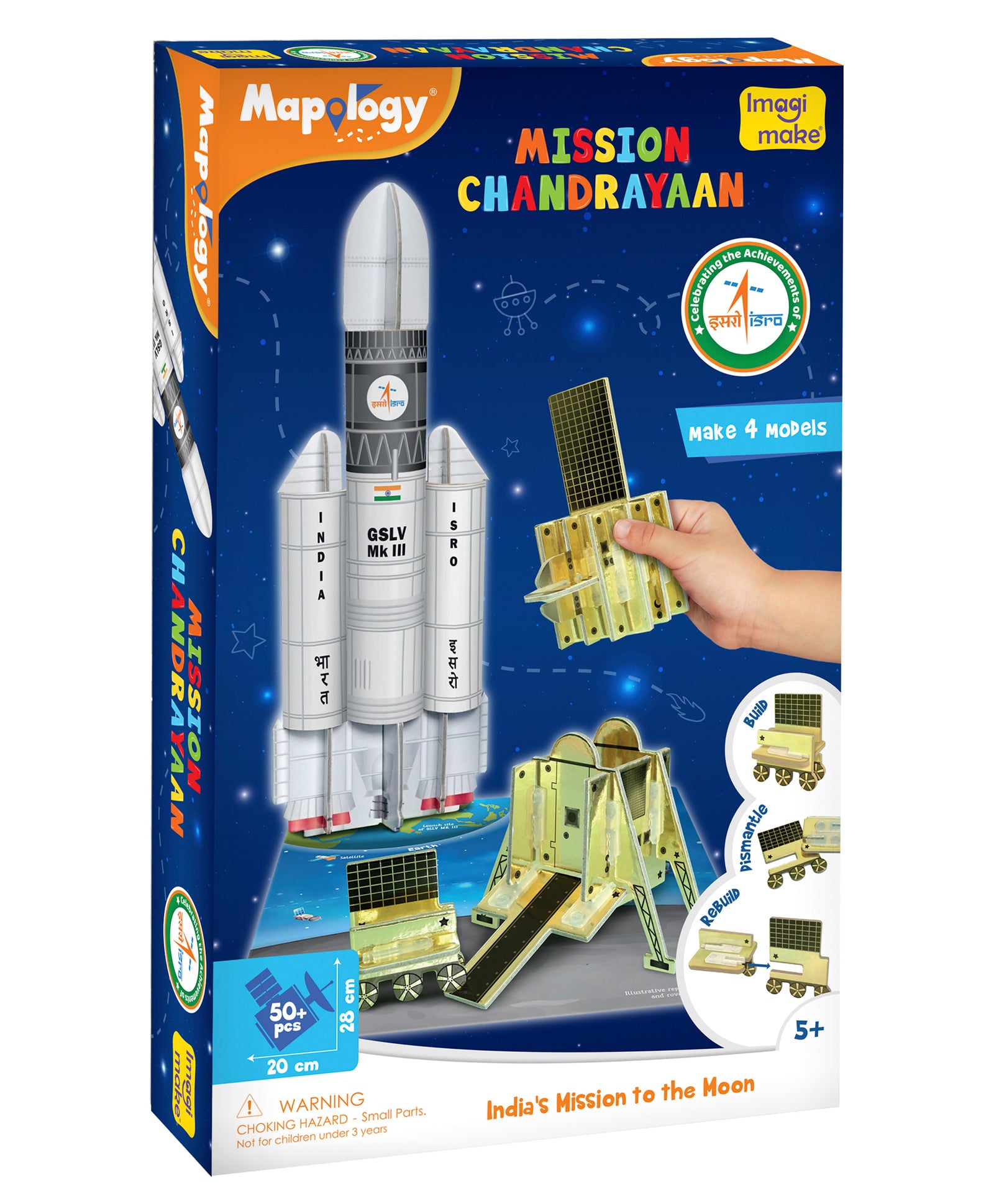 Imagi Make Mapology Mission Chandrayaan- Multicolour