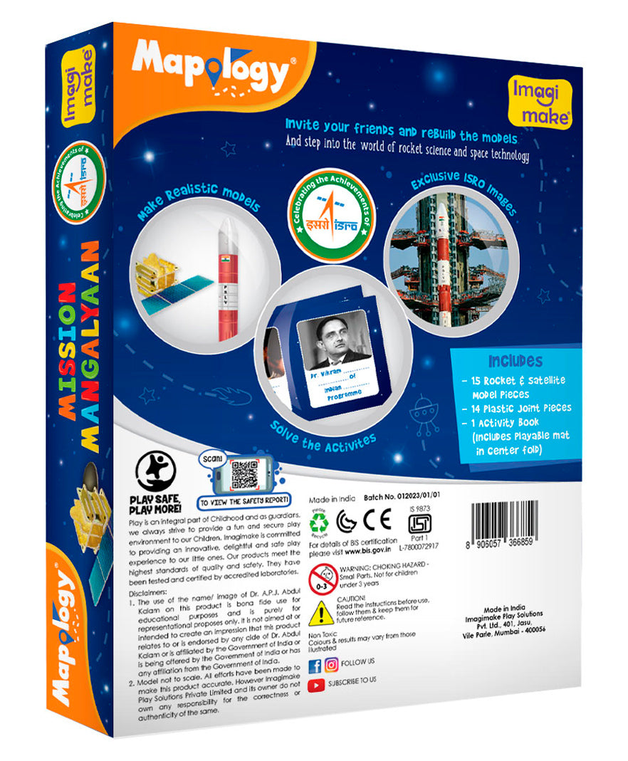 Imagi Make Mapology Mission Mangalyaan- Multicolour