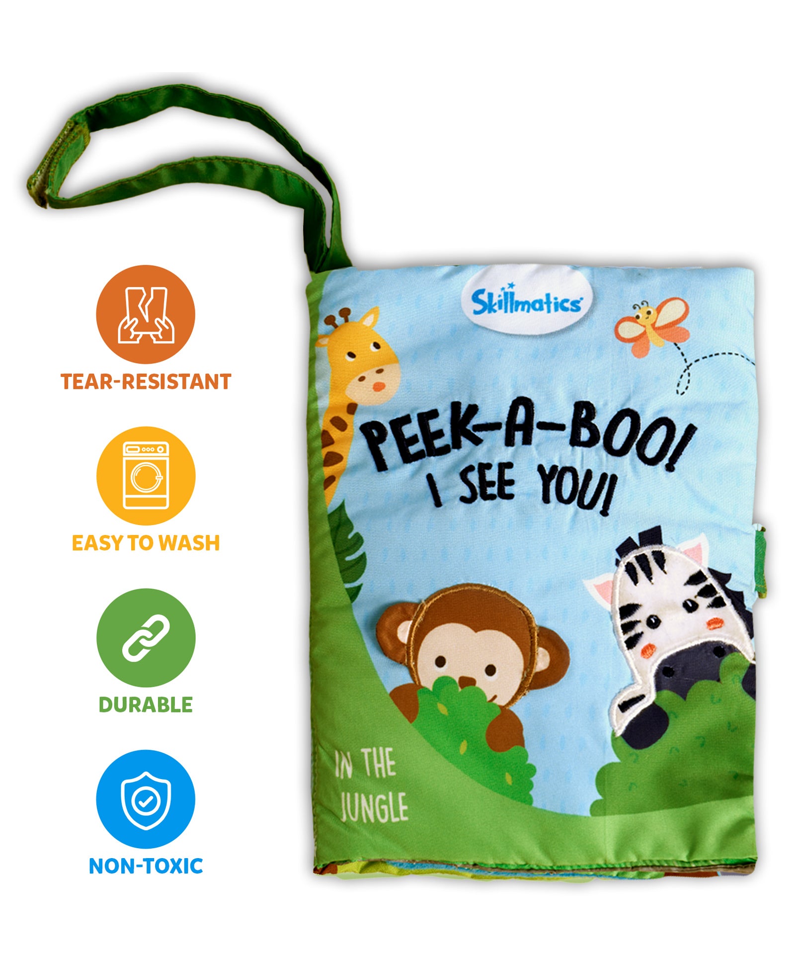 Skillmatics Peek-A-Boo See You Jungle Theme - English - Multicolor