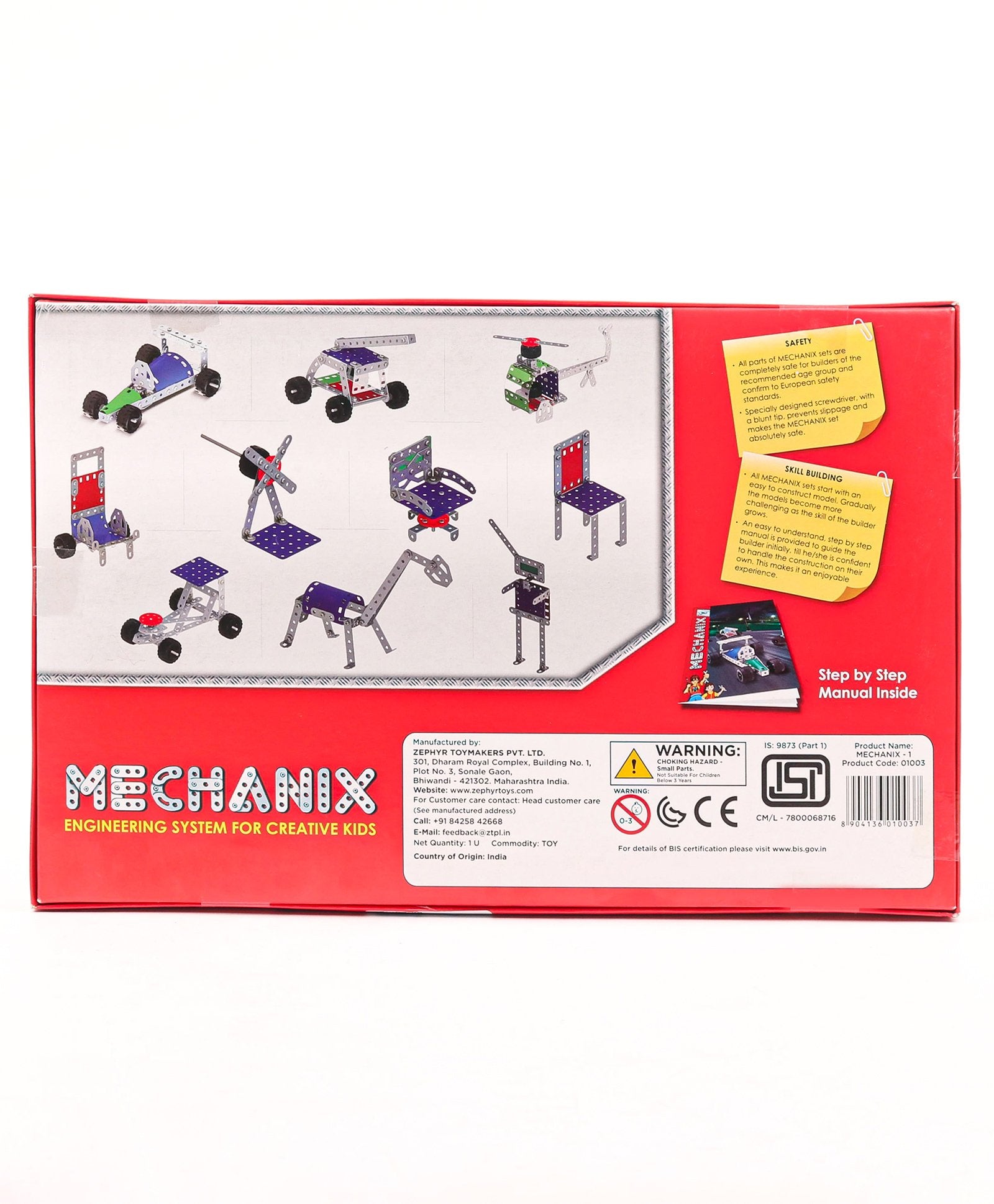 Zephyr Mechanix 1 Series Engineering System Toy - 127 Pieces
