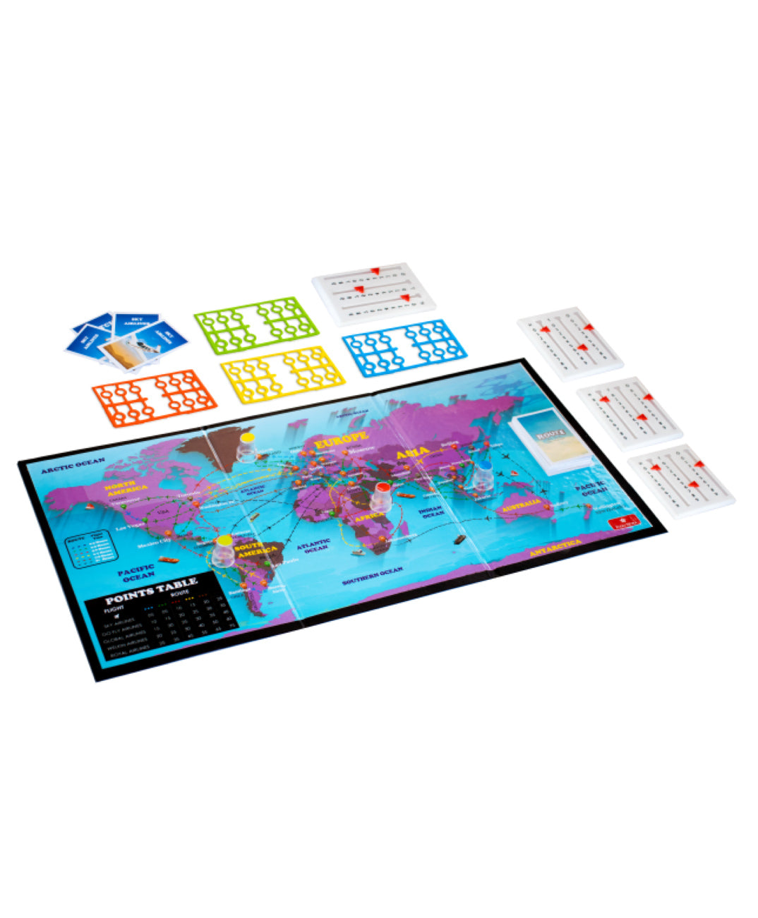 Folks Work Route Air Travel - Multicolor