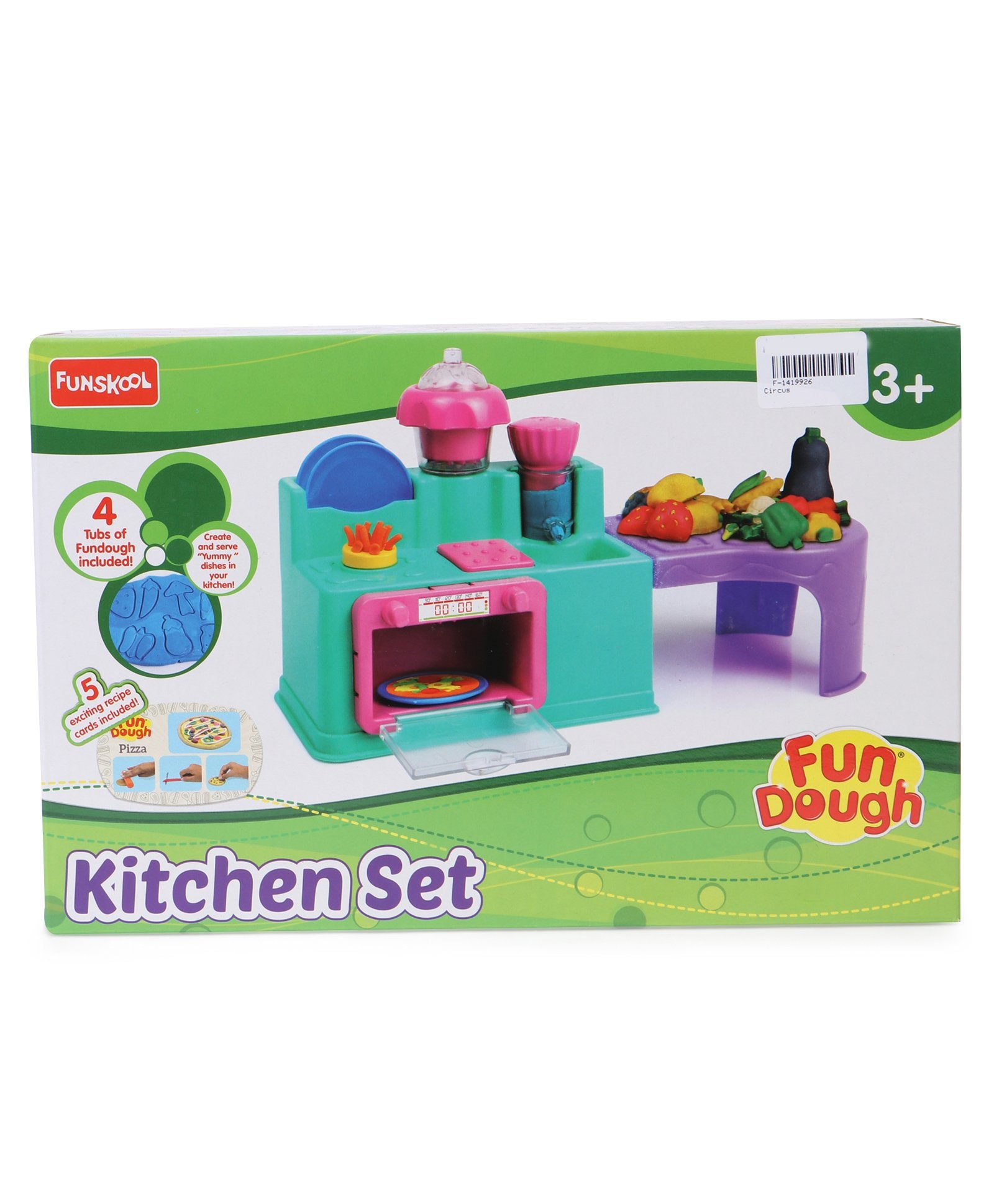 Funskool Fun Dough Kitchen Playset - MultiColor