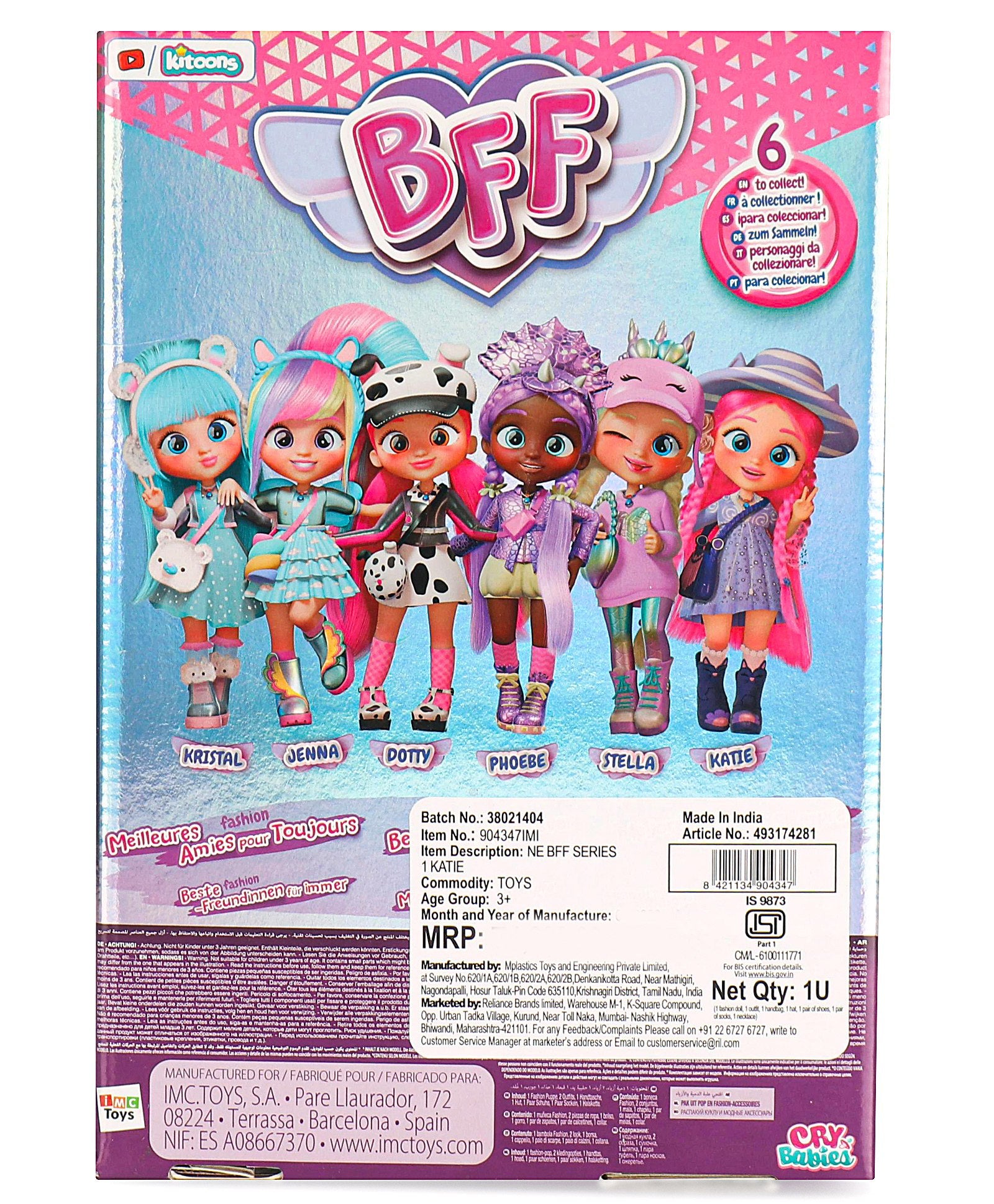 Cry Babies BFF series 2 dolls 