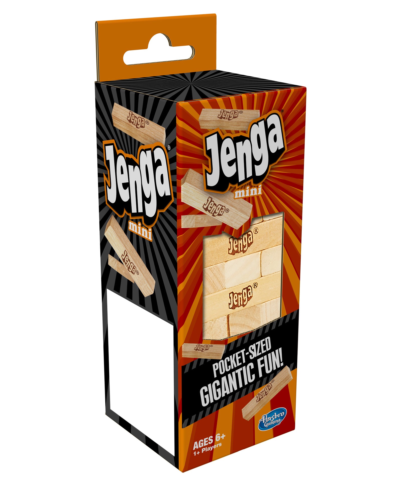 Hasbro Jenga Mini Stacking Tower Game - Beige