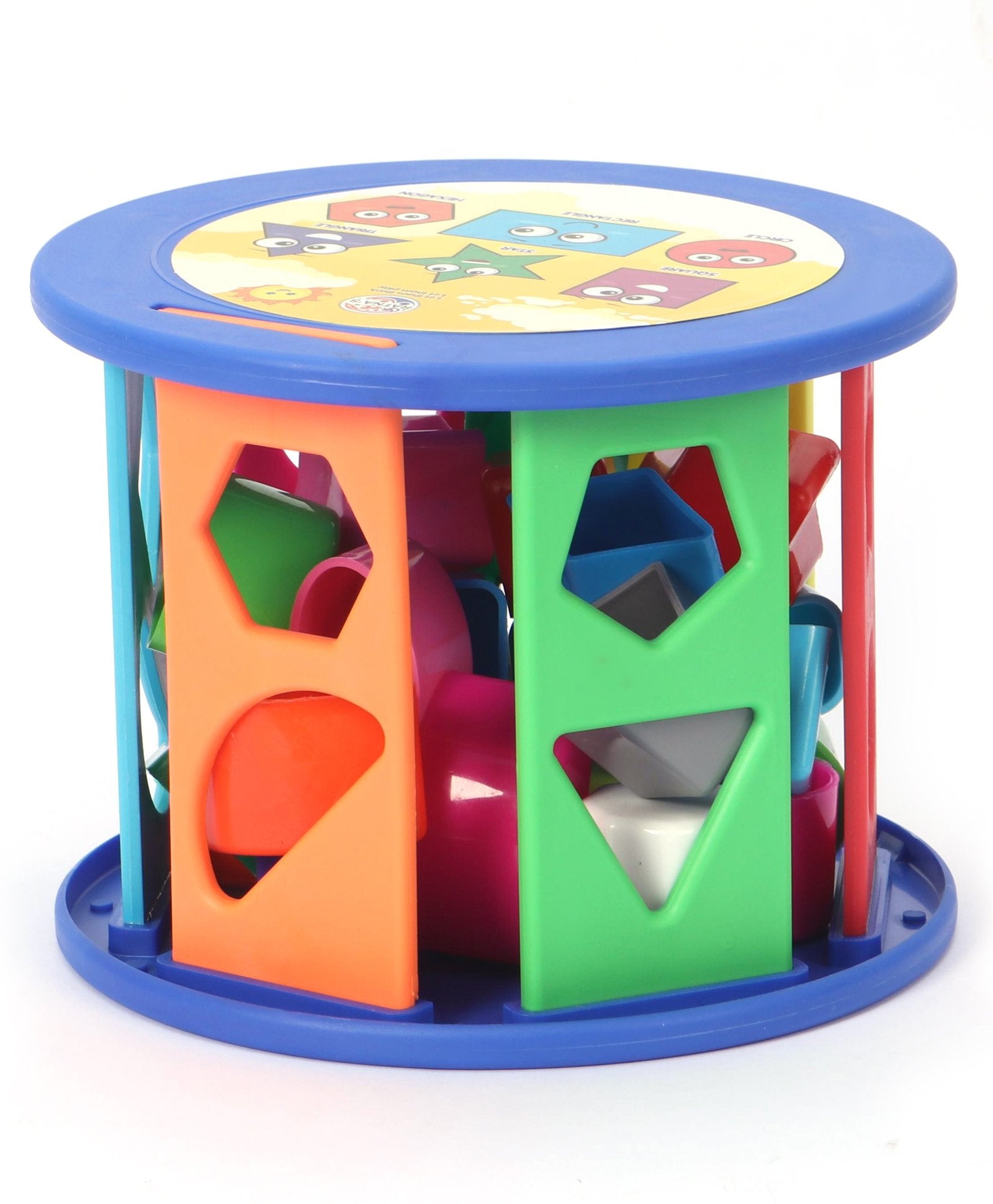 Ratnas Shape Sorter Roller 24 Pieces - Multicolour
