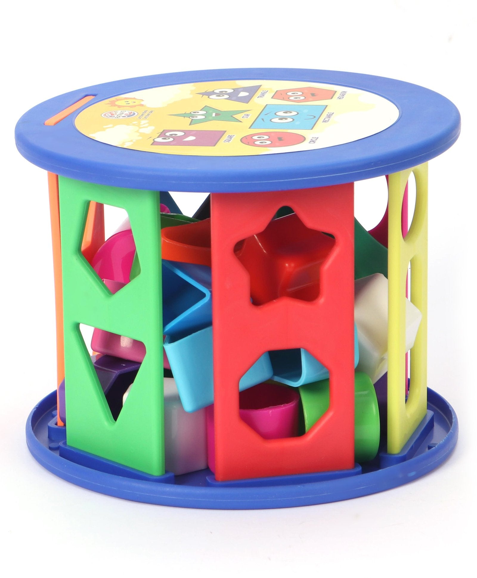 Ratnas Shape Sorter Roller 24 Pieces - Multicolour