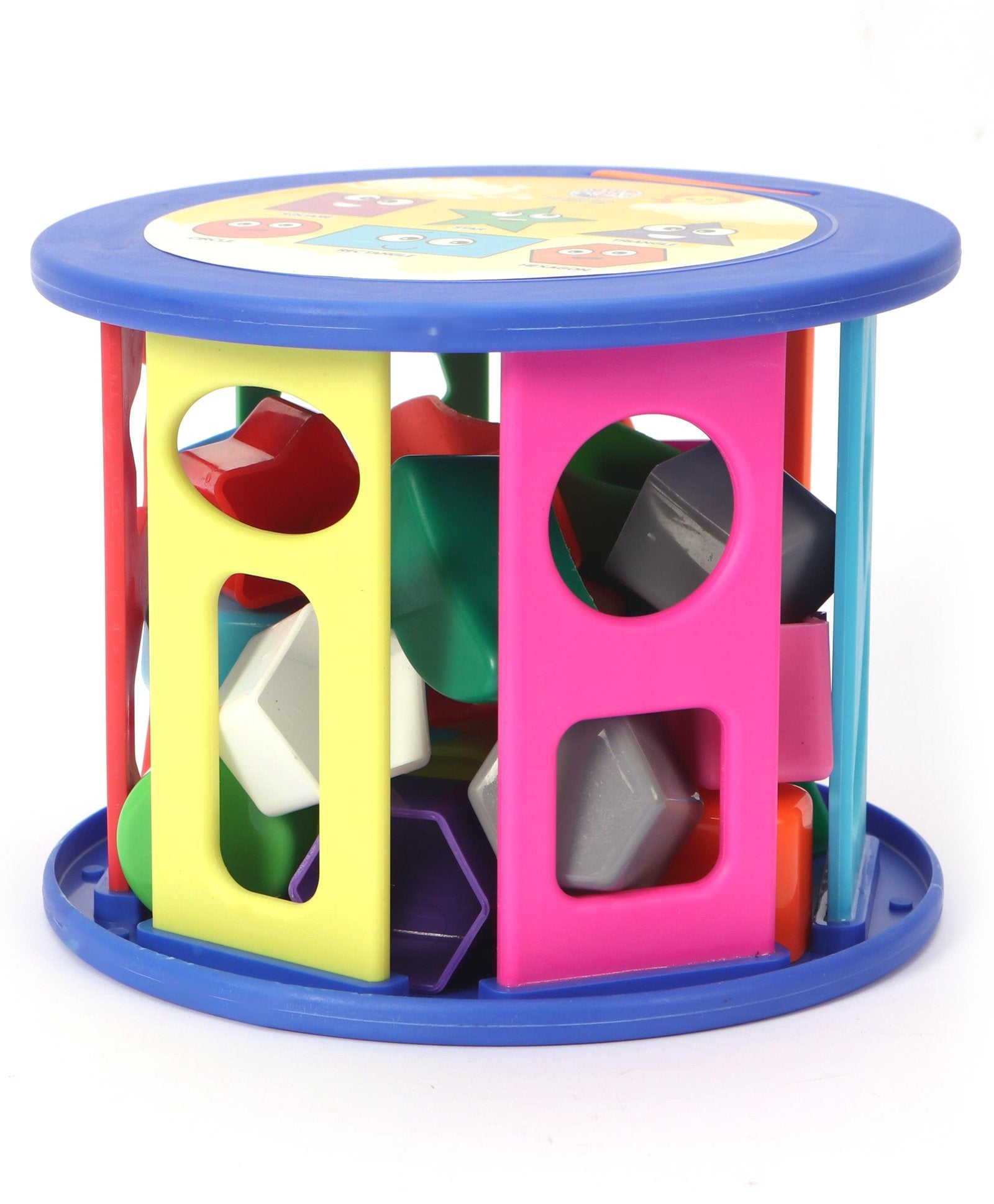 Ratnas Shape Sorter Roller 24 Pieces - Multicolour