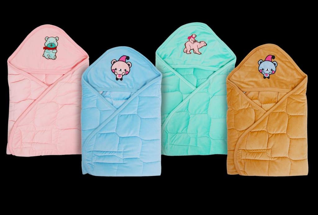 Bab Wrapper Baby Wrappers: Soft and Comfortable Plain Design ( pack of 1 ...