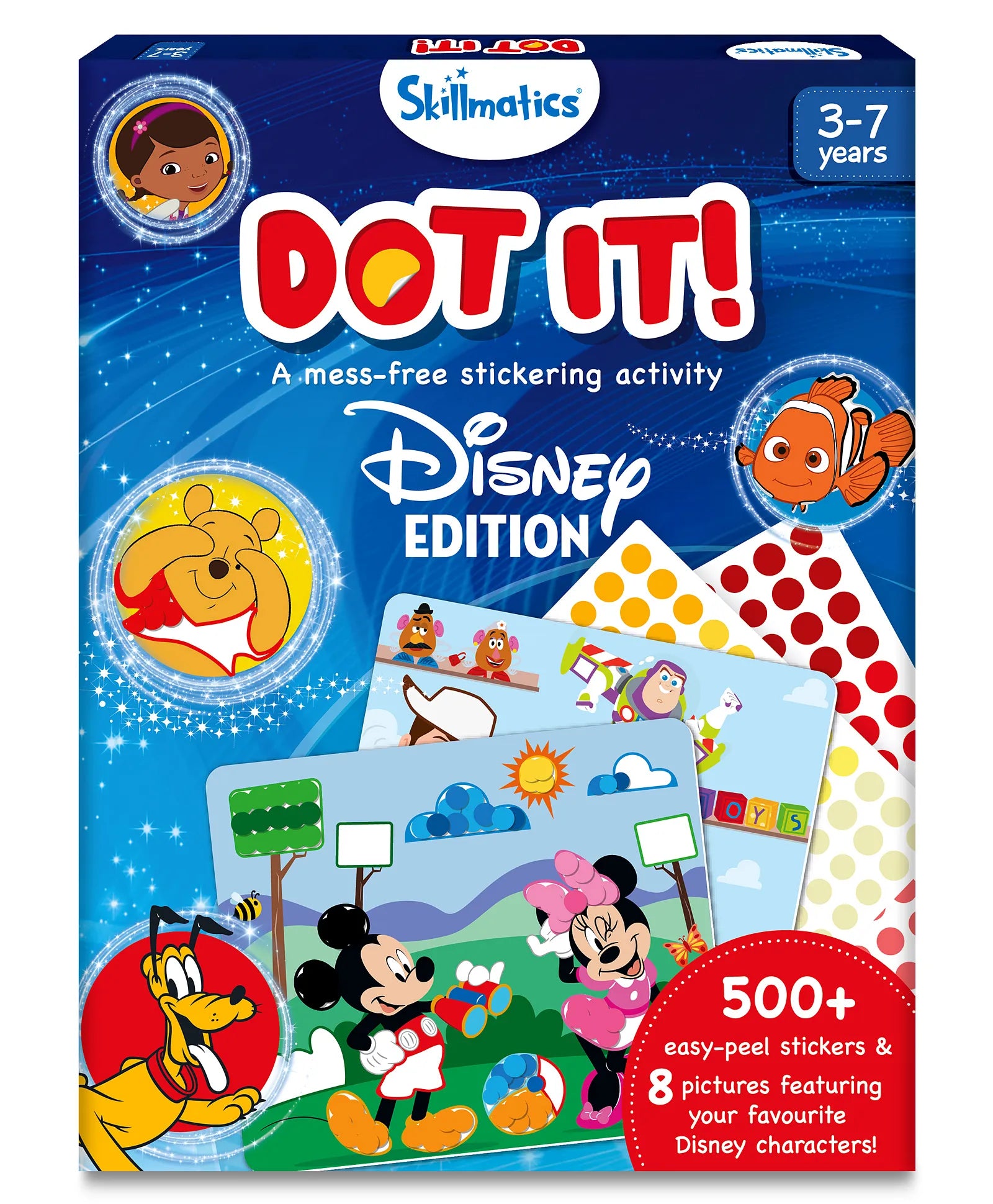 Skillmatics Art Activity Dot It Disney Edition No Mess Sticker Art for Kids Craft Kits DIY Activity Gifts for Girls and Boys