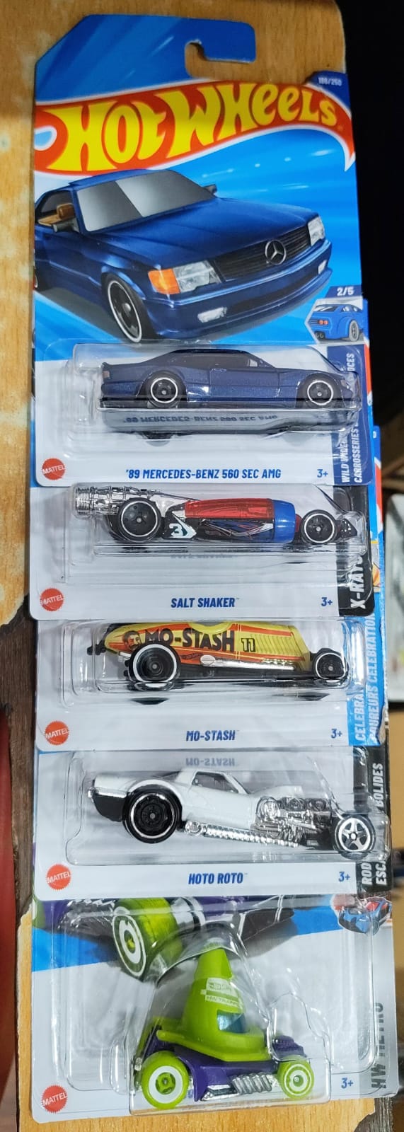 Hot Wheels Mainline - P Case 2025 - Combo Pack of 5 Cars - (1)