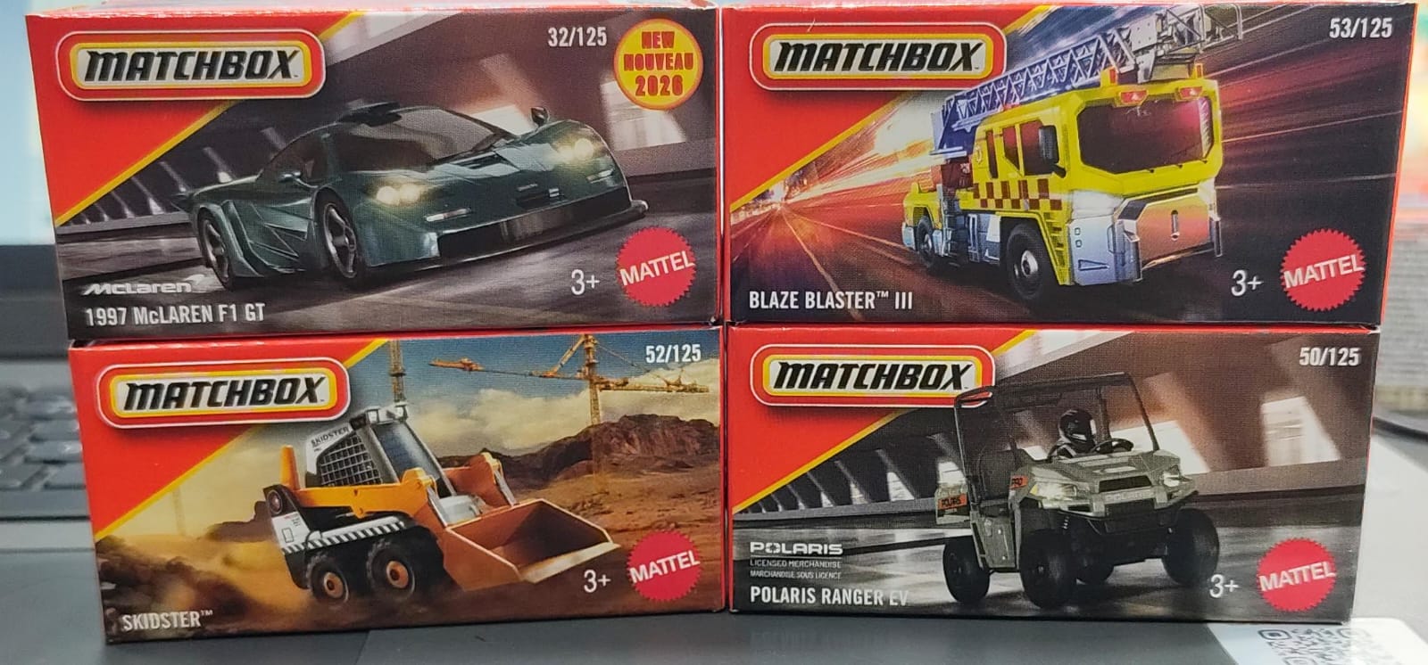 Matchbox Mainline - Combo Pack of 4 Cars - DNK70 - 002