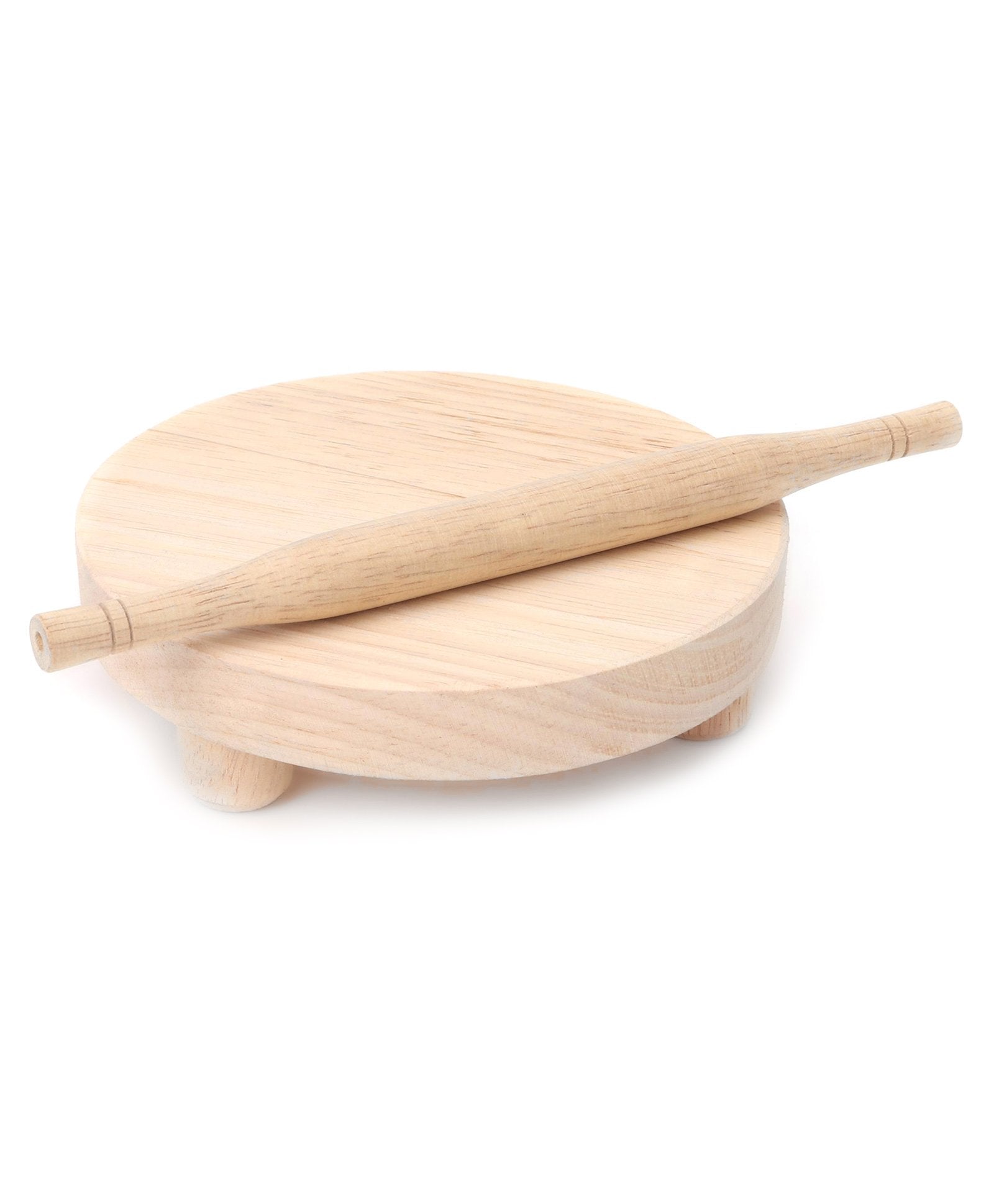 Ratnas Wooden Chakla Belan - Multicolor