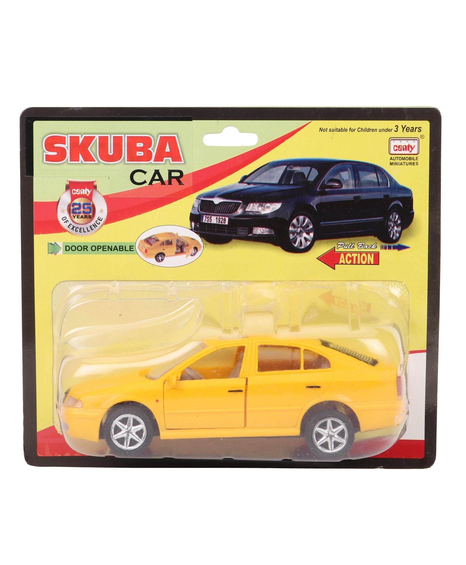 Centy Pull Back Skuba Toy Car - Color May Vary - Assorted