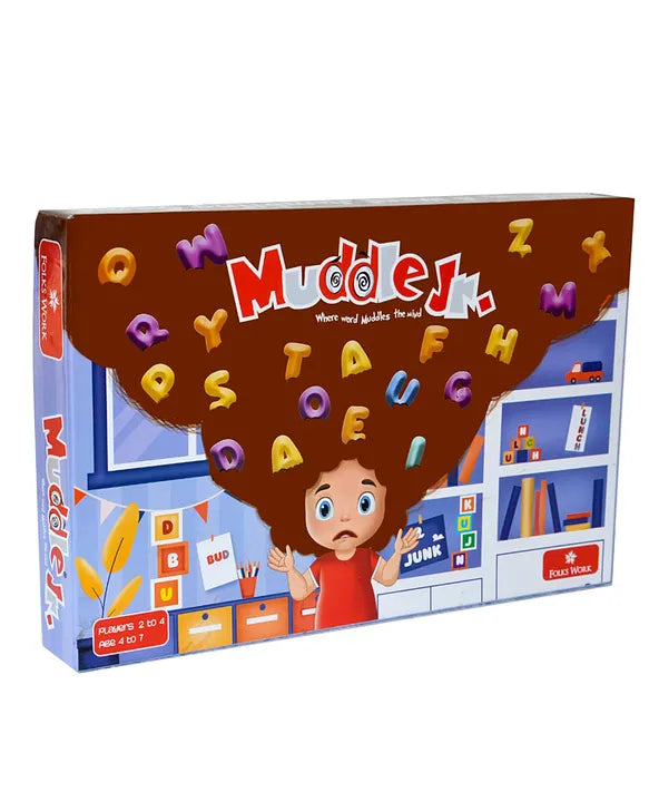 Folks Work Muddle Jr. Board Game - Multicolor