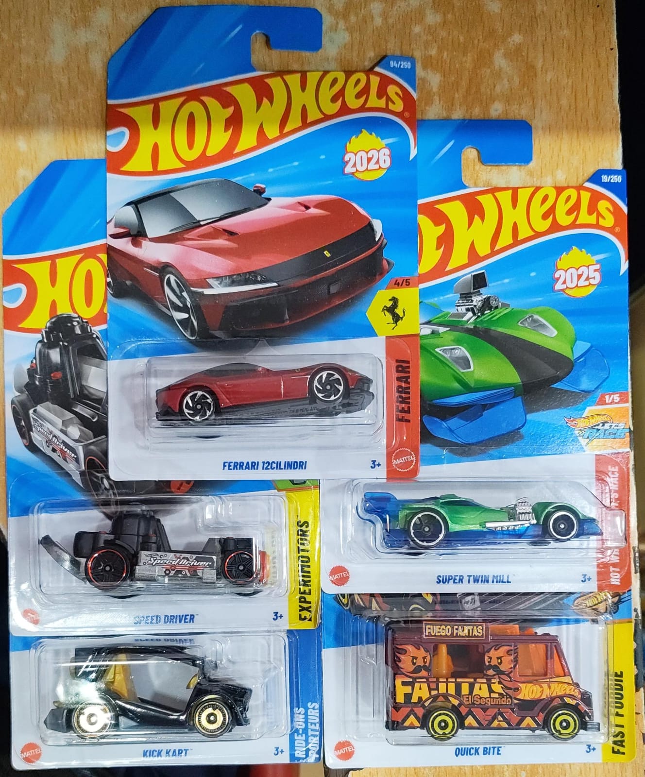 Hot Wheels Mainline - D Case Mix Combo Car - Long Card