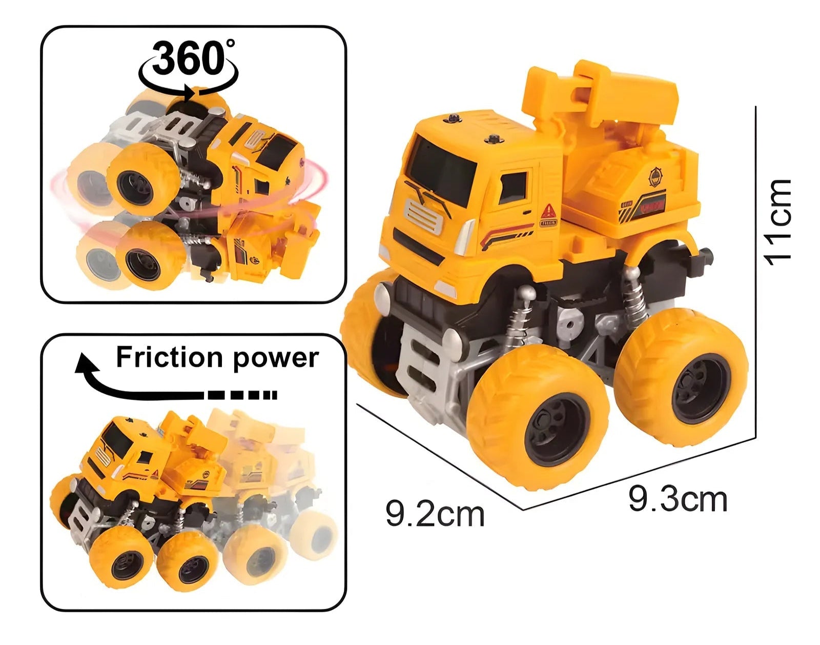 Itoys Car Toys Sanitation Truck Models Engineering Vehicle | Mega Machines | Off Road | Assorted