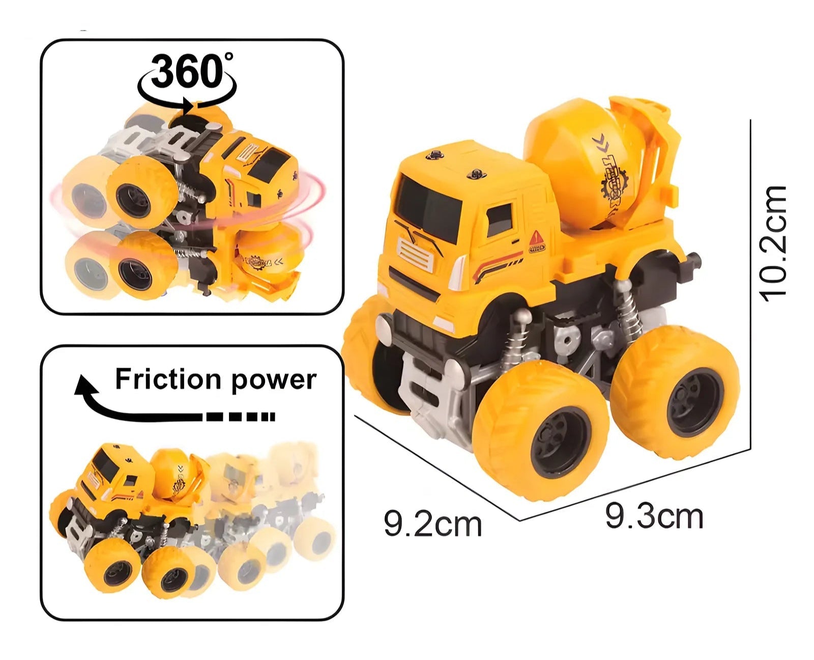 Itoys Car Toys Sanitation Truck Models Engineering Vehicle | Mega Machines | Off Road | Assorted