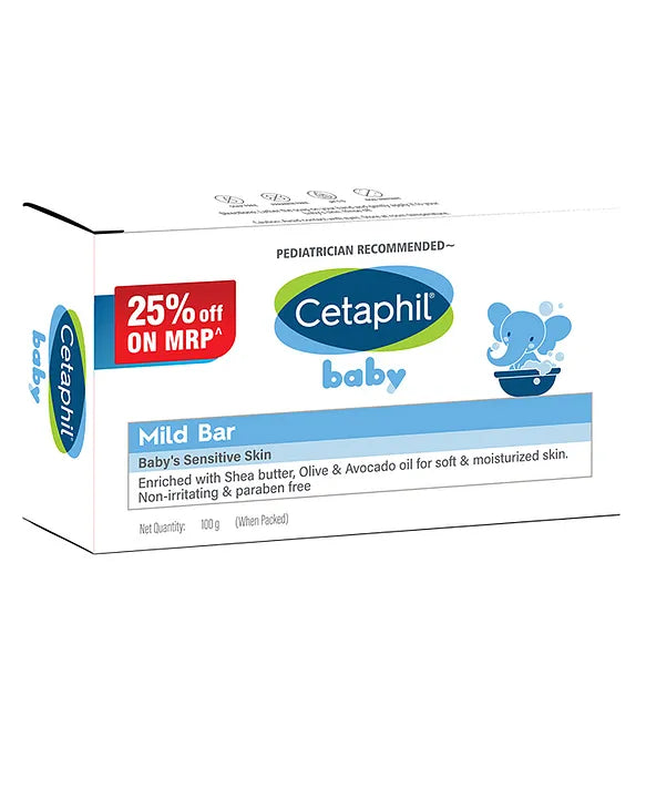 Cetaphil Baby Mild Bar - 100gm