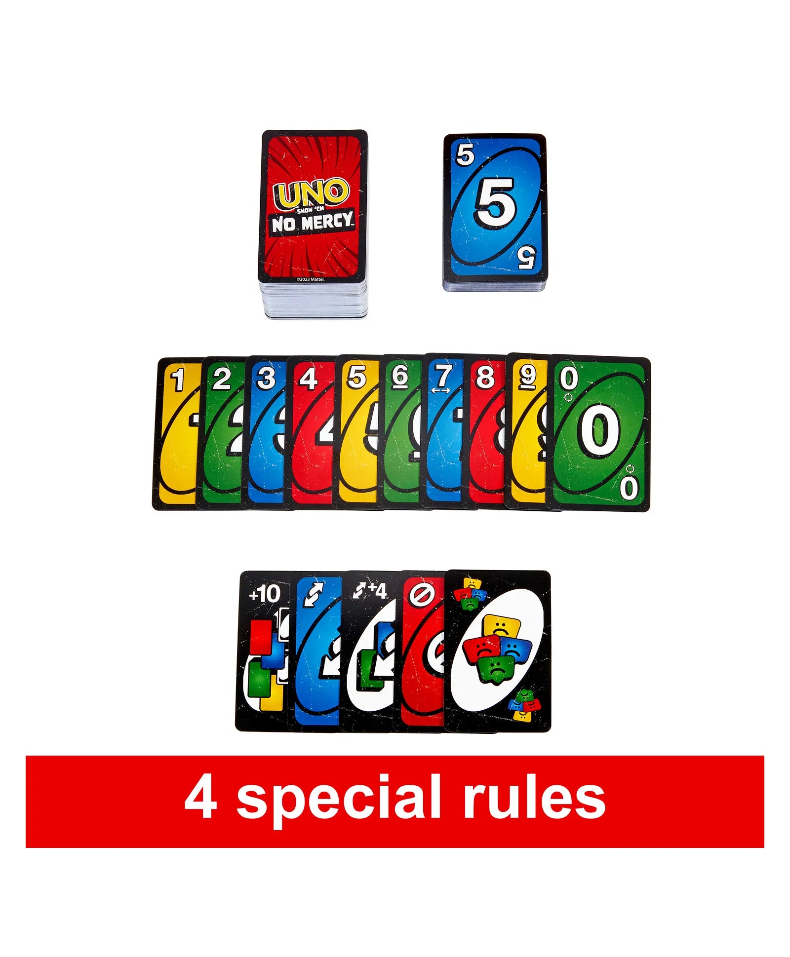 Mattel UNO Show 'em No Mercy Card Game - Multicolor