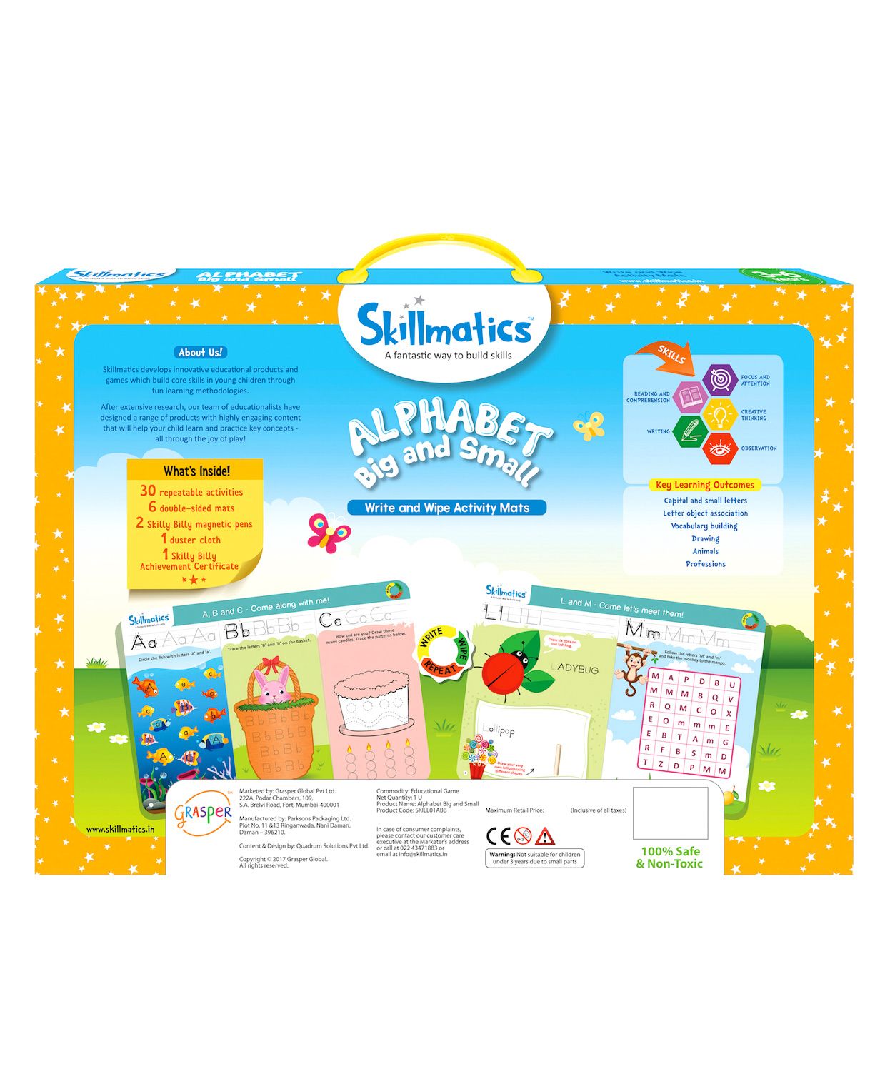 Skillmatics Educational Game - Alphabet Big and Small - Multicolor