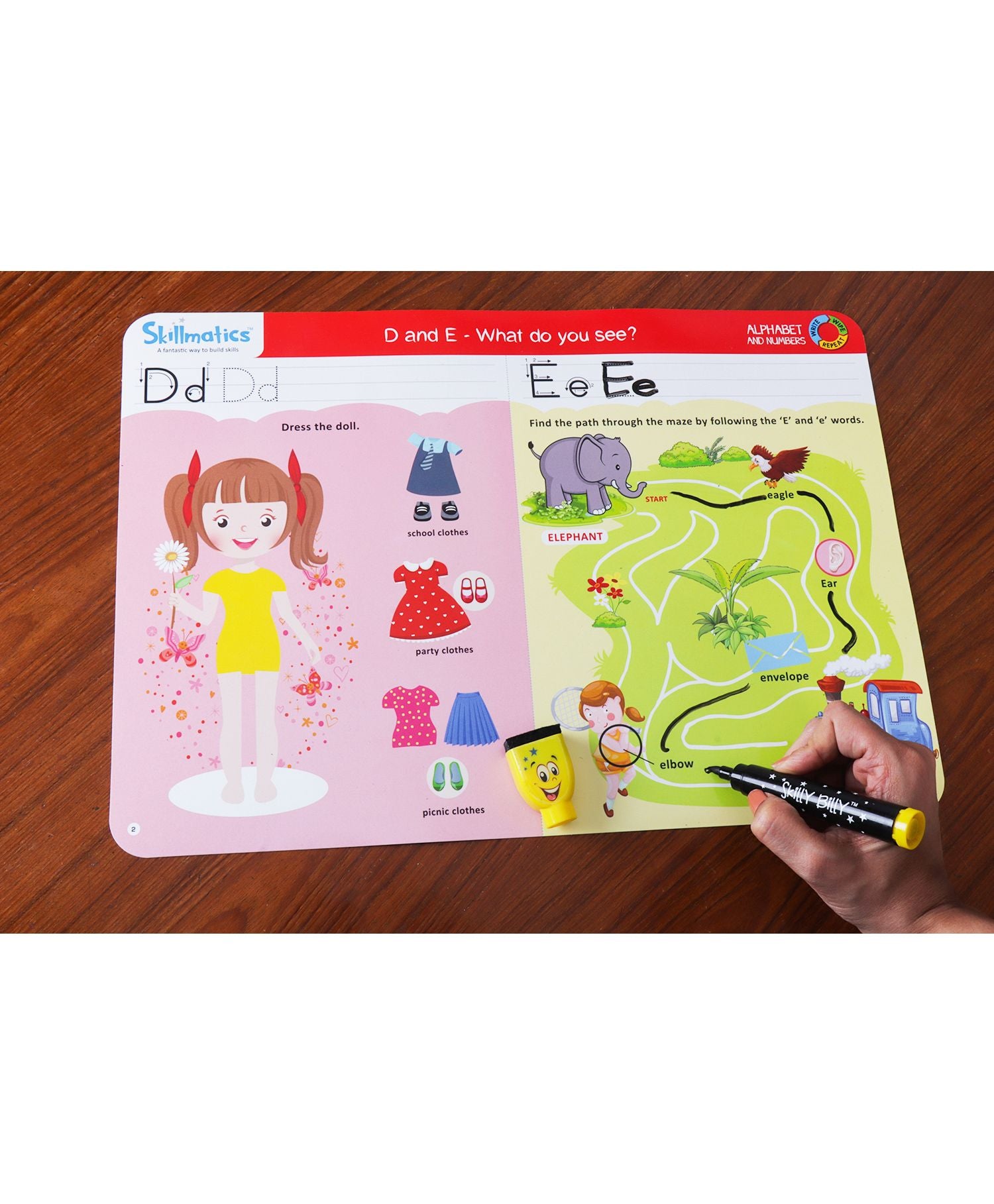 Skillmatics Educational Game - Alphabet Big and Small - Multicolor