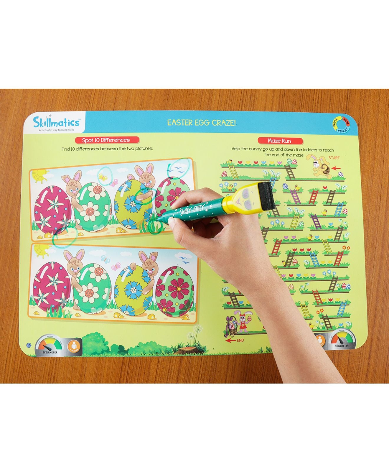Skillmatics Educational Game - Skill Games Activity Mats - Color may vary