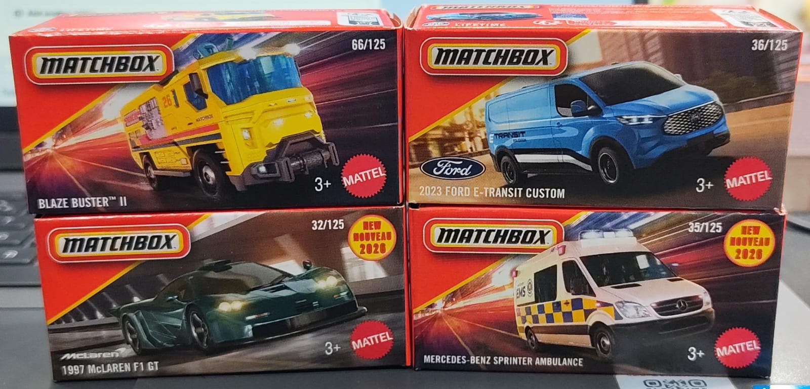 Matchbox Mainline - Combo Pack of 4 Cars - DNK70 - 003 – Kidsinfy.in